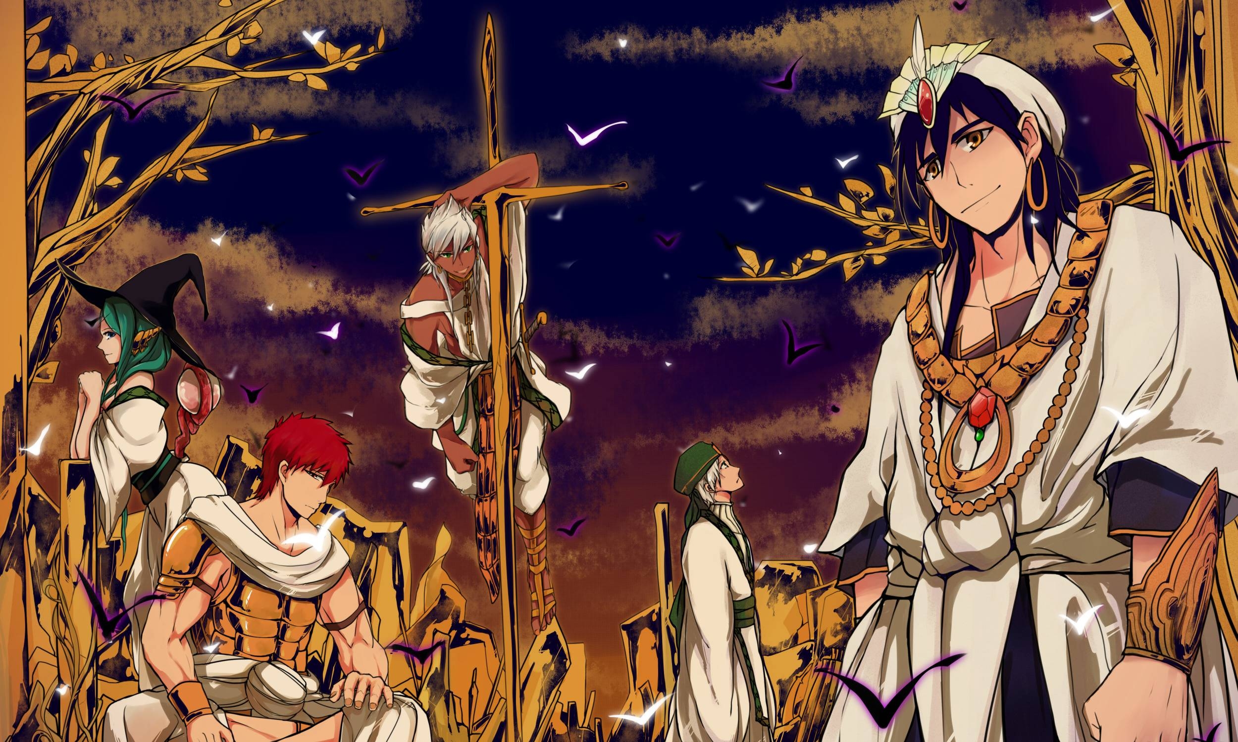 Magi, Anime, Labyrinth, Magie, Hintergrund, 2500x1500 HD Desktop