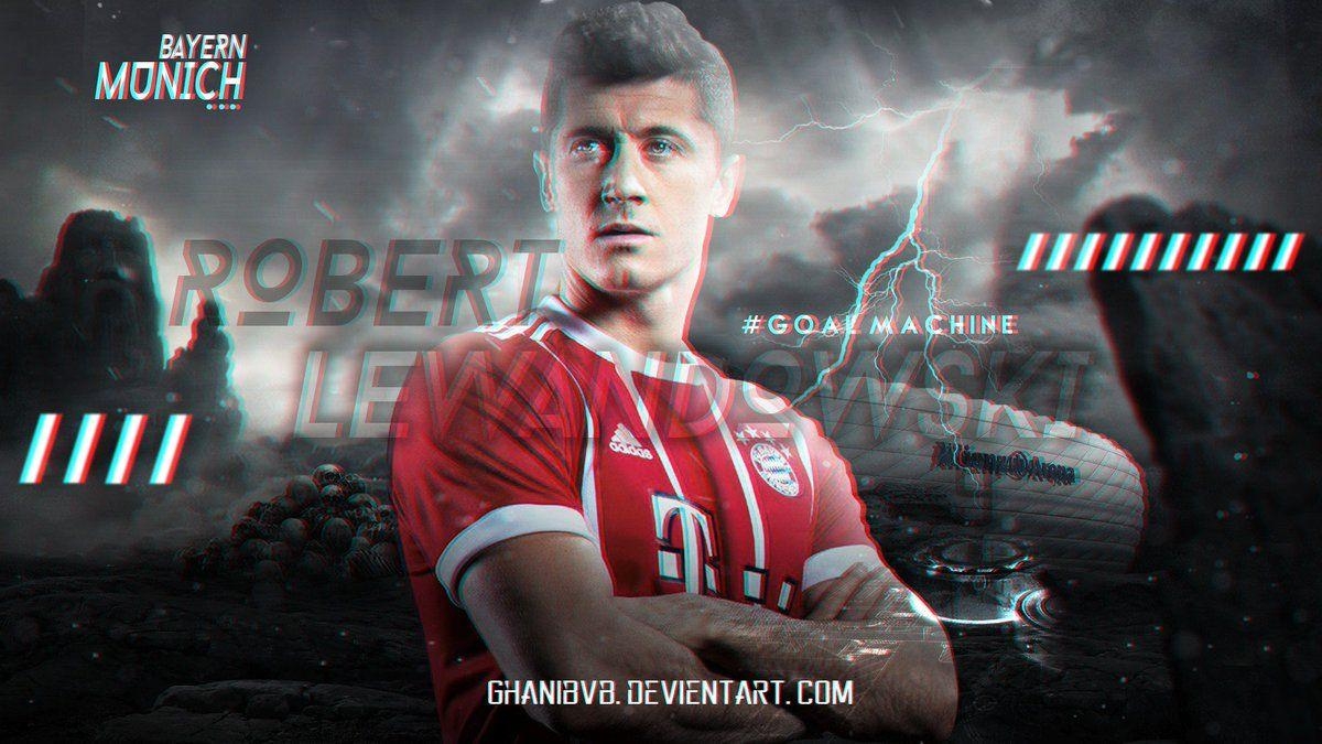 Lewandowski, Wallpaper, AK Designs, 2017, 2018, 1200x680 HD Desktop