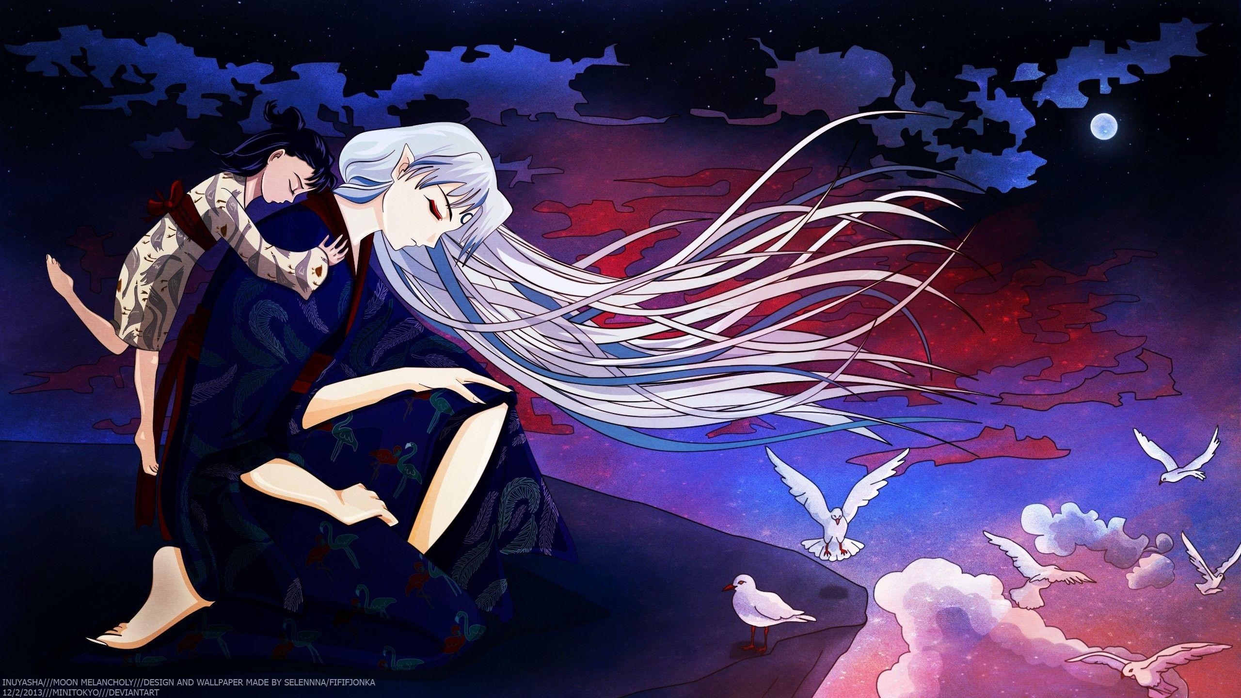 Inuyasha, Anime, Hintergrund, Bild, Komposition, 2560x1440 HD Desktop