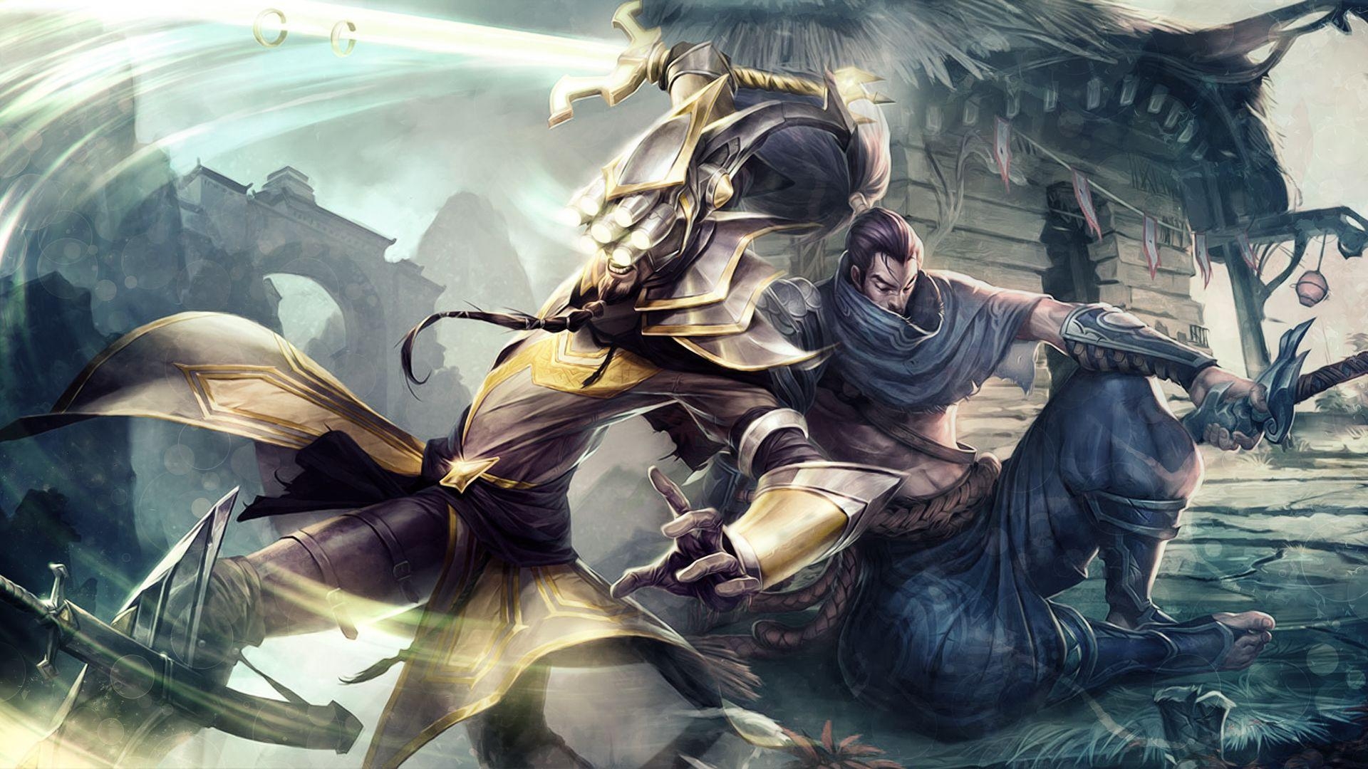 Master Yi, vs Yasuo, Duell, Spiele, 1920x1080 Full HD Desktop