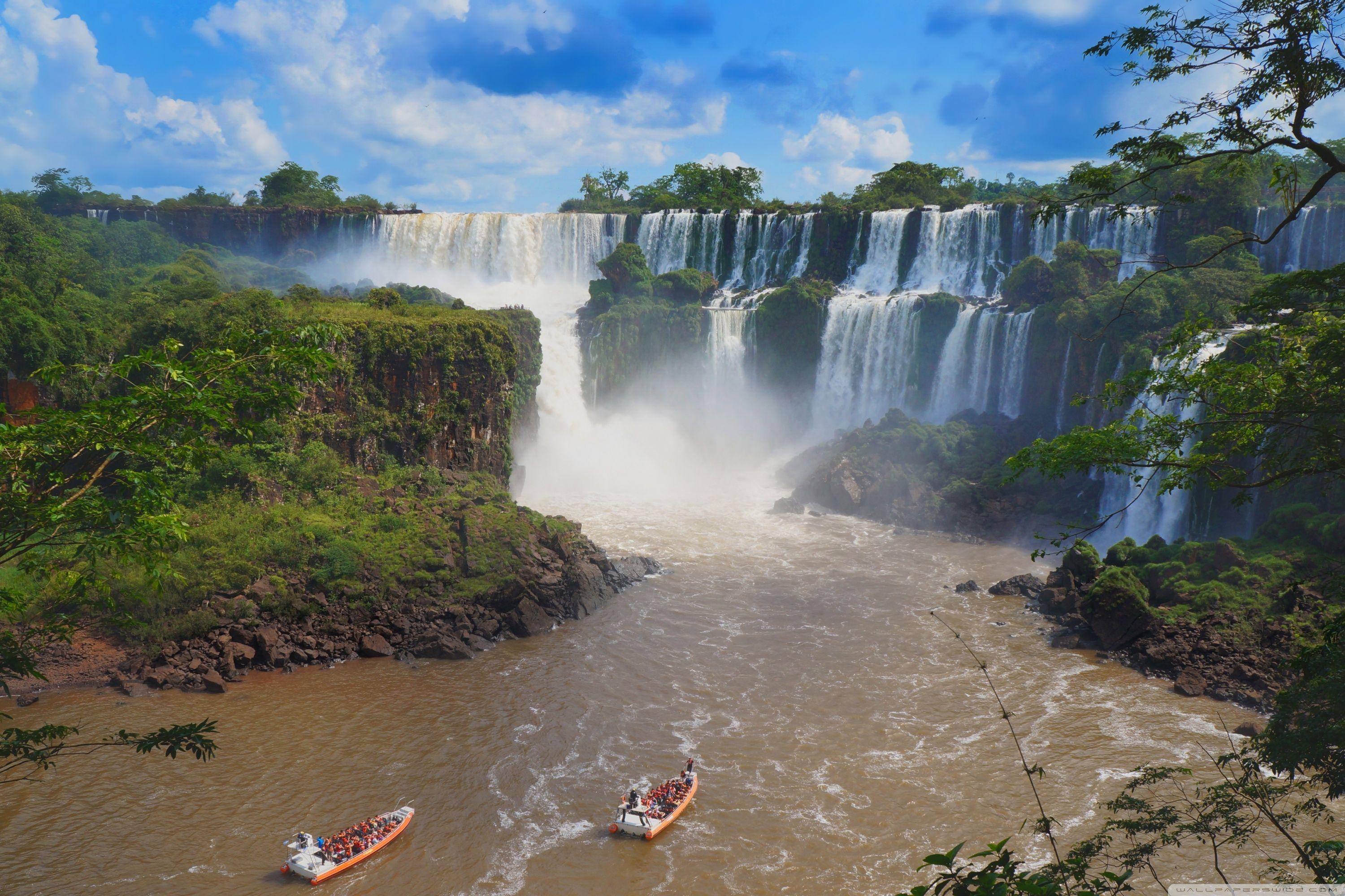 Iguazú-Wasserfälle, 4K, HD, Doppelbildschirm, beeindruckend, 3000x2000 HD Desktop