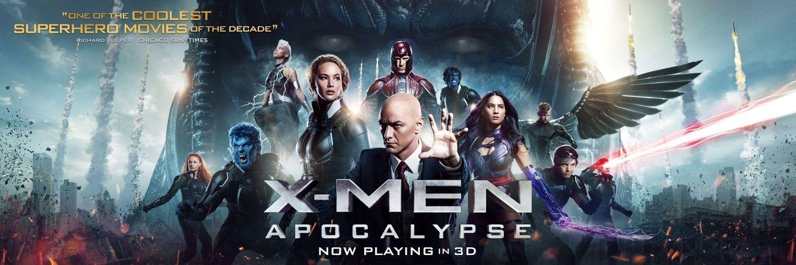 X-Men, Apocalypse, Film, Hintergrund, Helden, 1600x540 Dual Screen Desktop