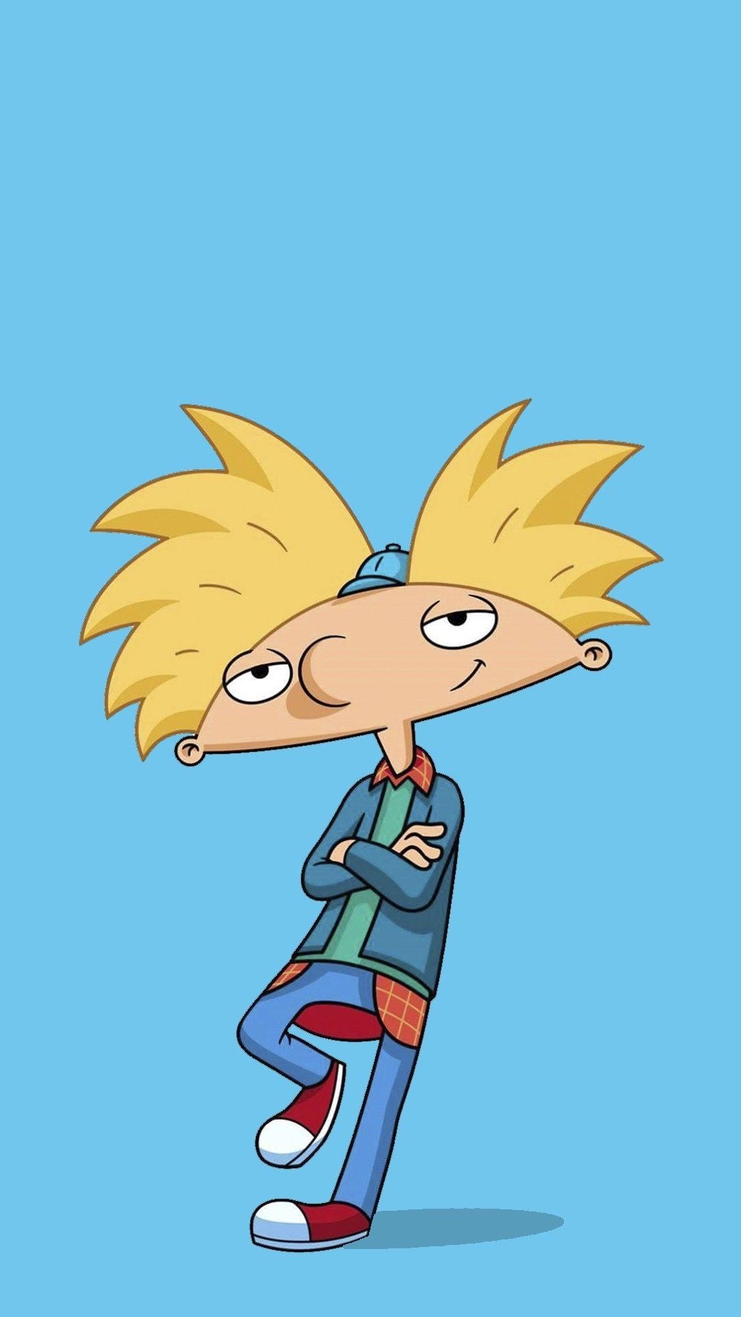 Hey Arnold, Cartoon, Kunst, Serie, Nickelodeon, 1080x1920 Full HD Handy