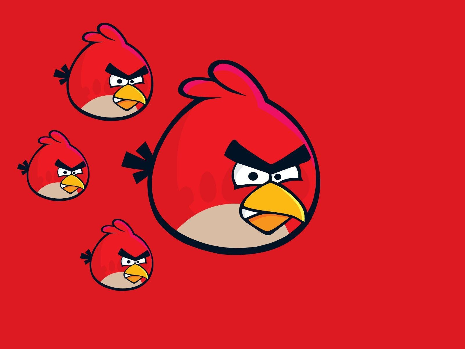 Roter, Angry Bird, Hintergrund, Gaming, Iconisch, 1600x1200 HD Desktop