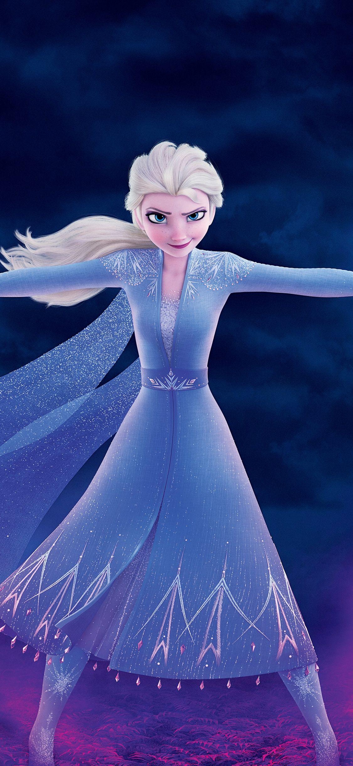 Elsa Frozen, 4K, iPhone XS, Elsa Bilder, Disney, 1130x2440 HD Handy