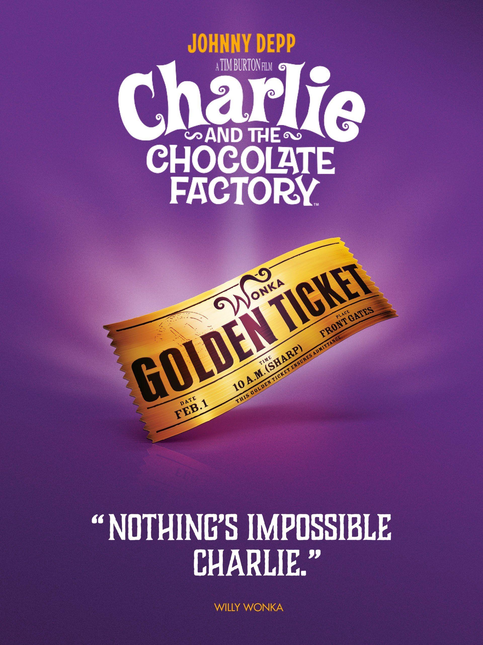 Charlie, Schokoladenfabrik, Slogan, Film, 1920x2560 HD Handy