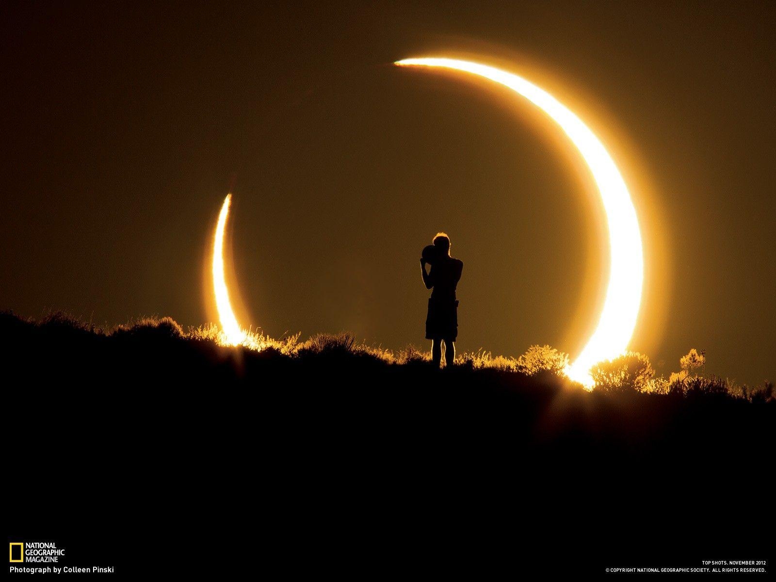 Sonnenfinsternis, National Geographic, Grafik, Himmel, Sternenhimmel, 1600x1200 HD Desktop