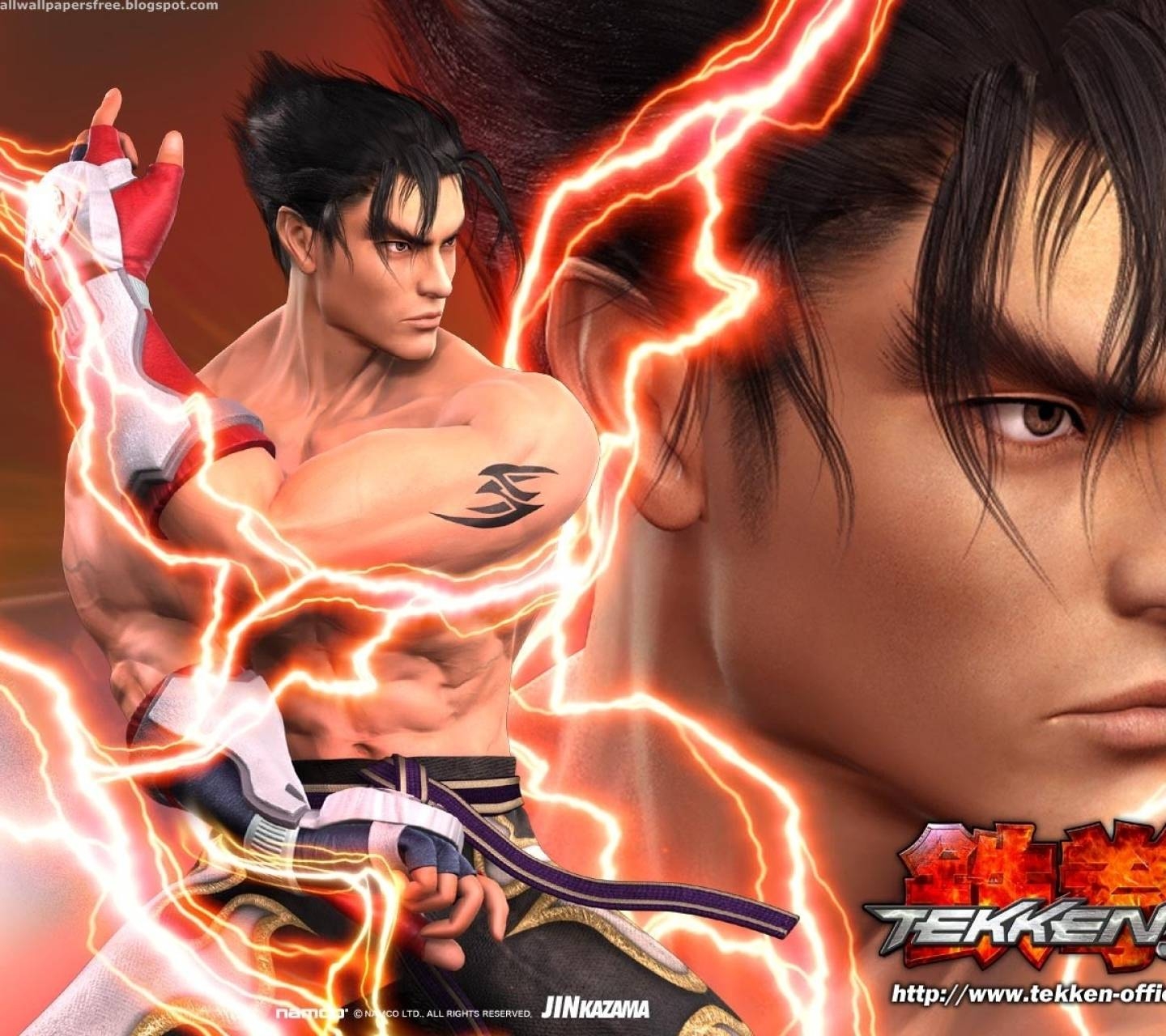 Tekken 5, Jin Kazama, Gaming, Charakter, Hintergrund, 1440x1280 HD Desktop