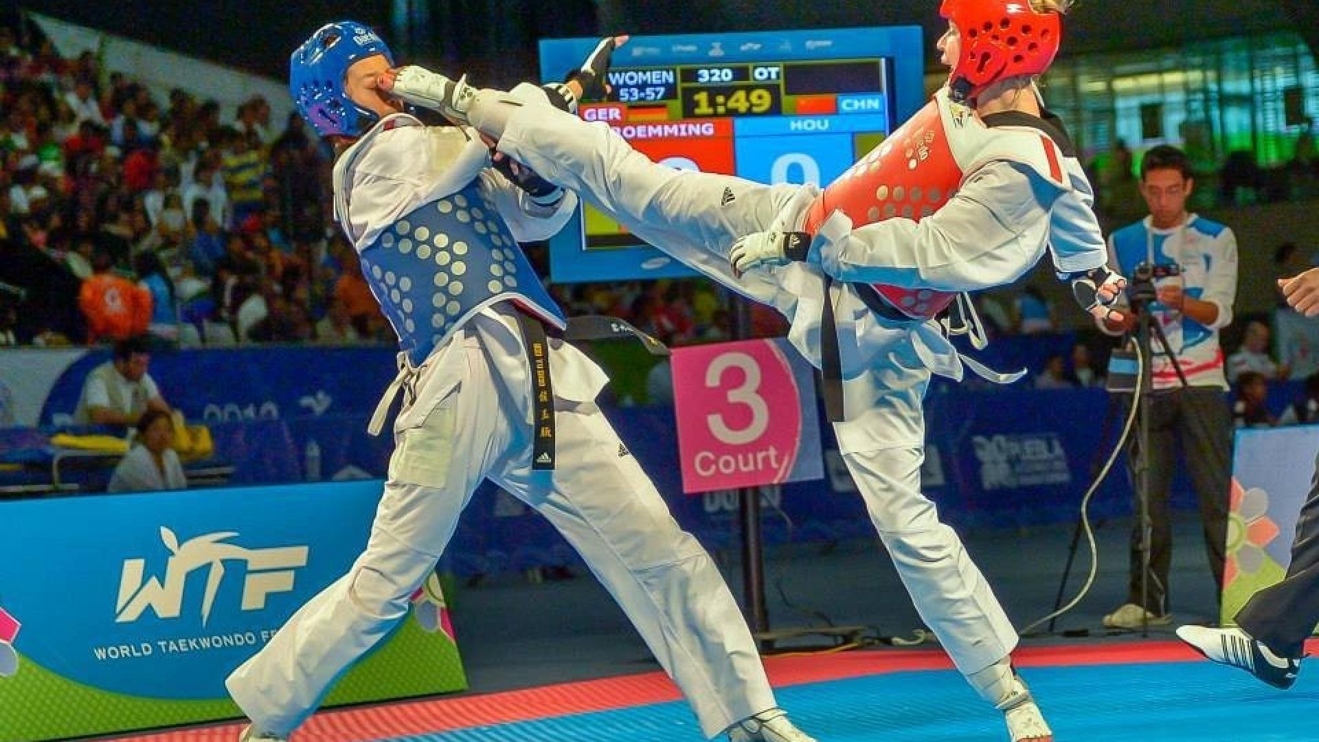 Olympische Spiele, Taekwondo, WTF, Kampf, Sport, 1920x1080 Full HD Desktop