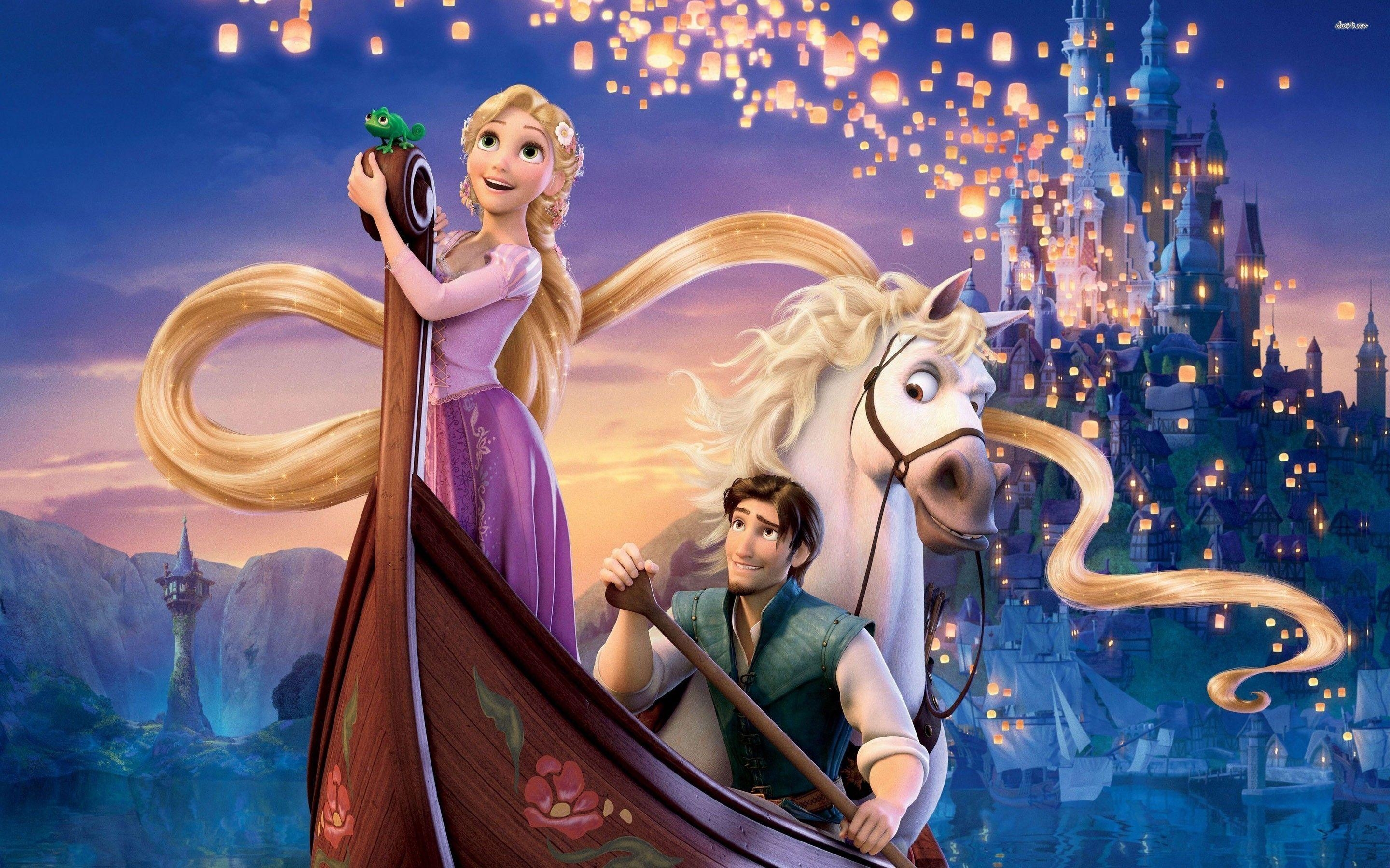 Rapunzel, Tangled, Disney, Märchen, Hintergrund, 2880x1800 HD Desktop