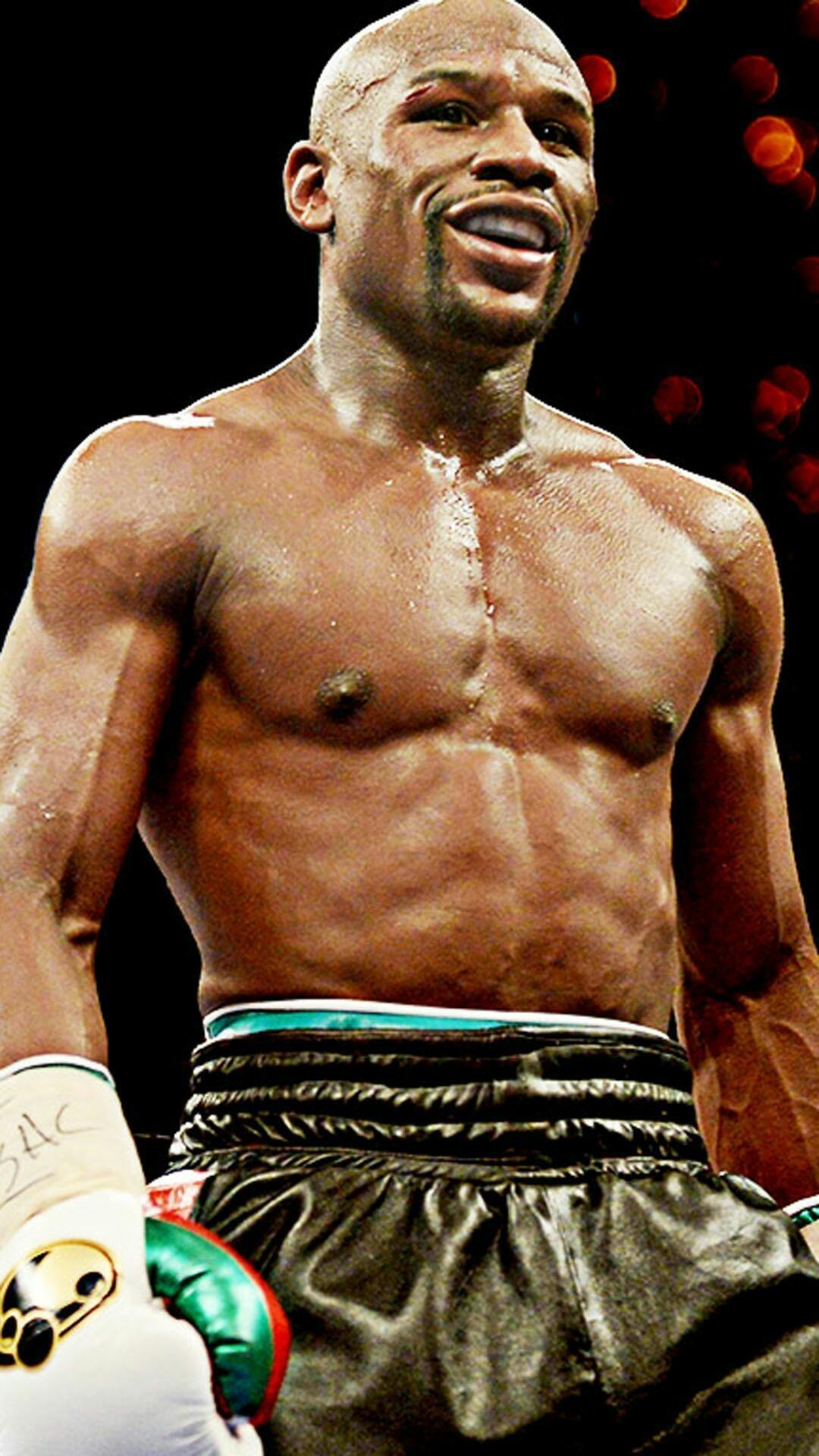 Floyd Mayweather, Android, Boxsportler, Weltmeister, Mobilbild, 1080x1920 Full HD Handy