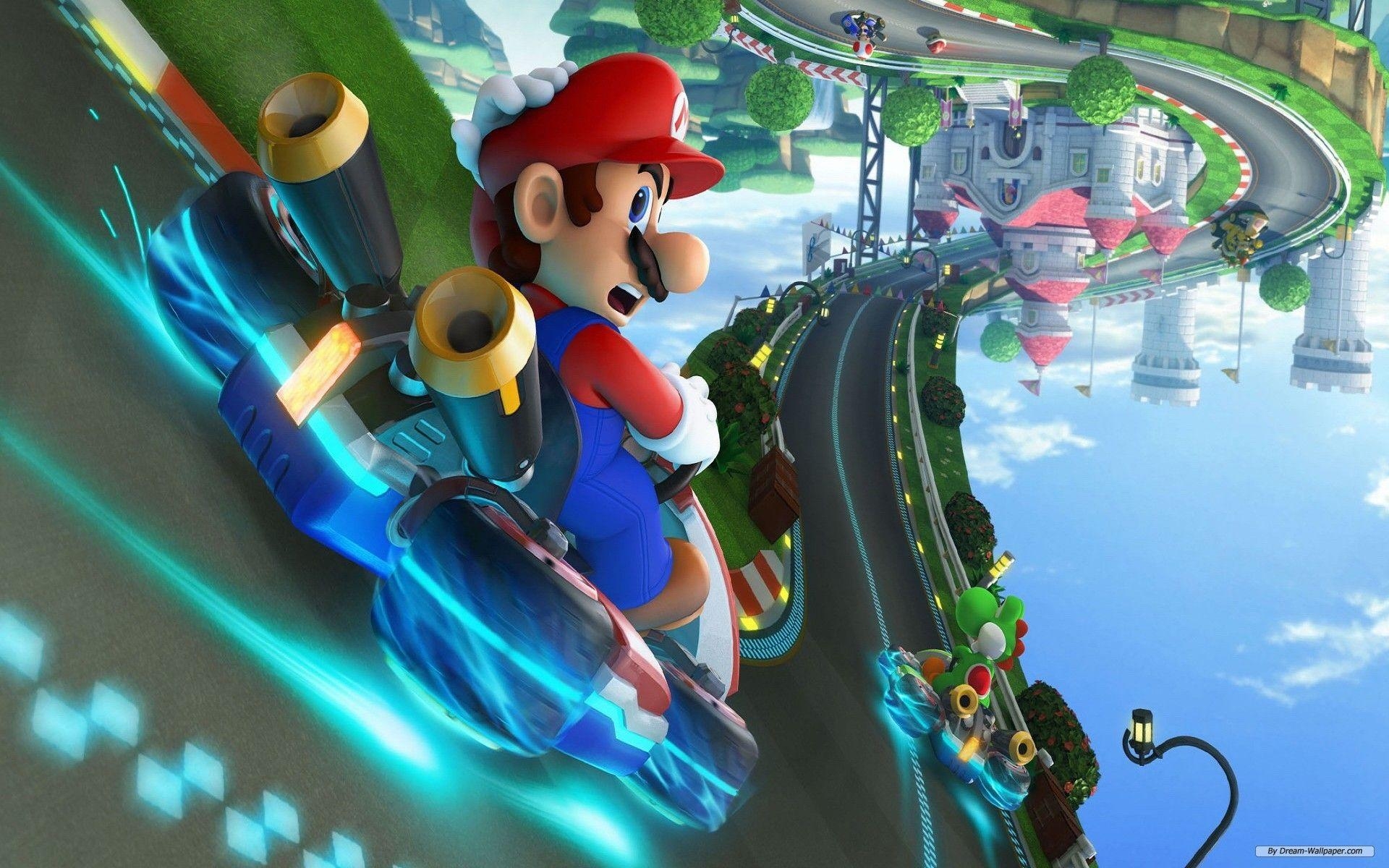 Kostenlos, Spiel, Mario Kart, Download, Rennen, 1920x1200 HD Desktop