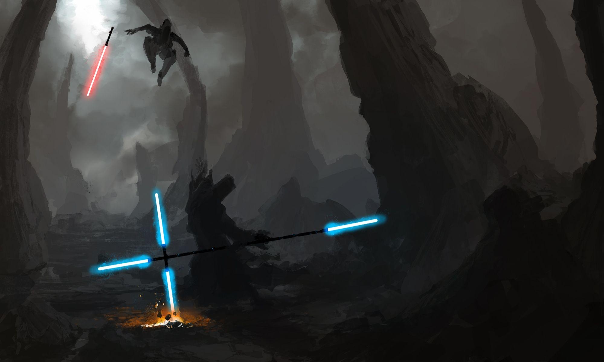 Star Wars, Jedi, Sith, Illustration, Desktop, 2000x1200 HD Desktop