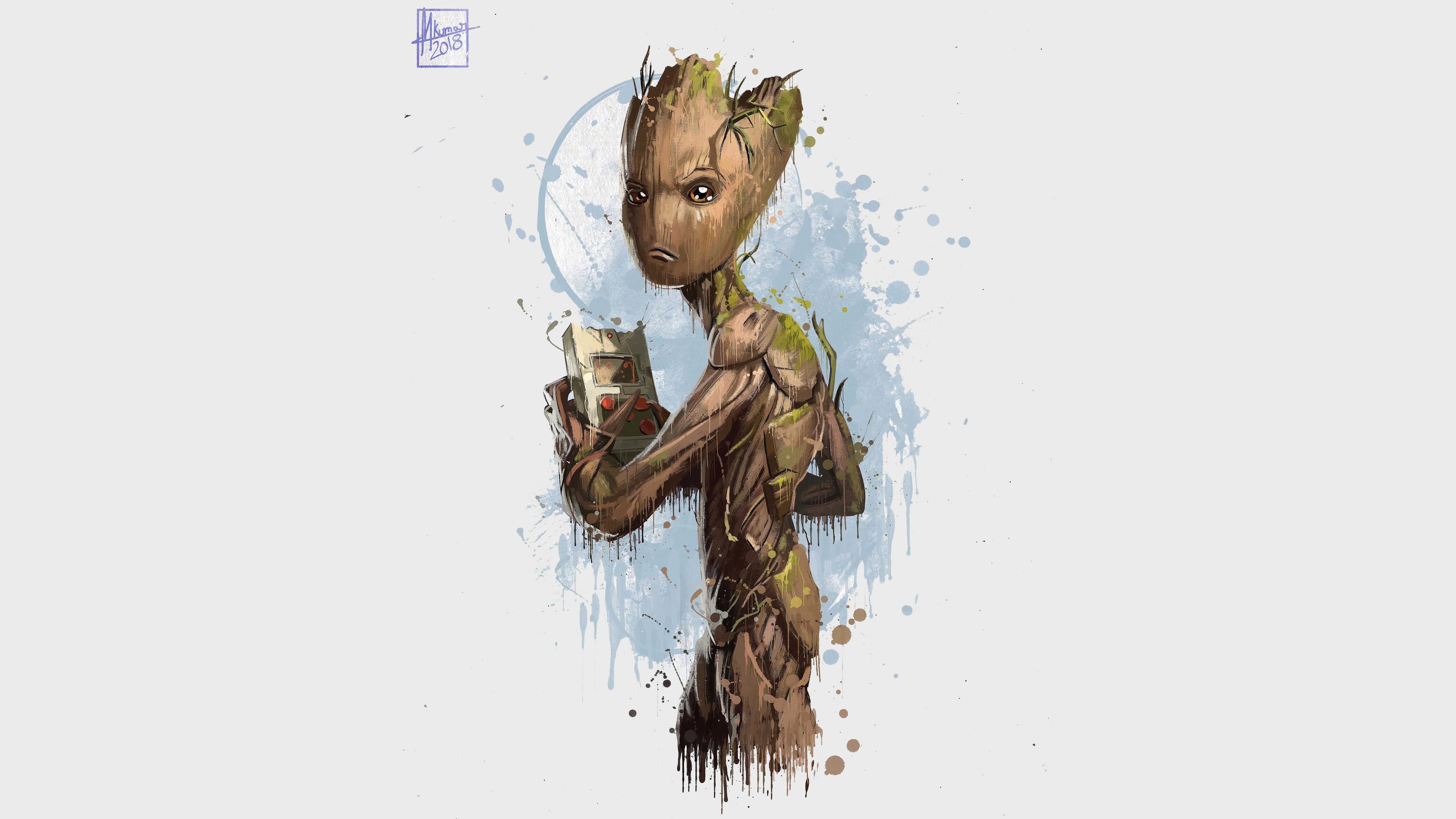 Groot, Filme, Marvel, Comic, Fantasy, 3840x2160 4K Desktop