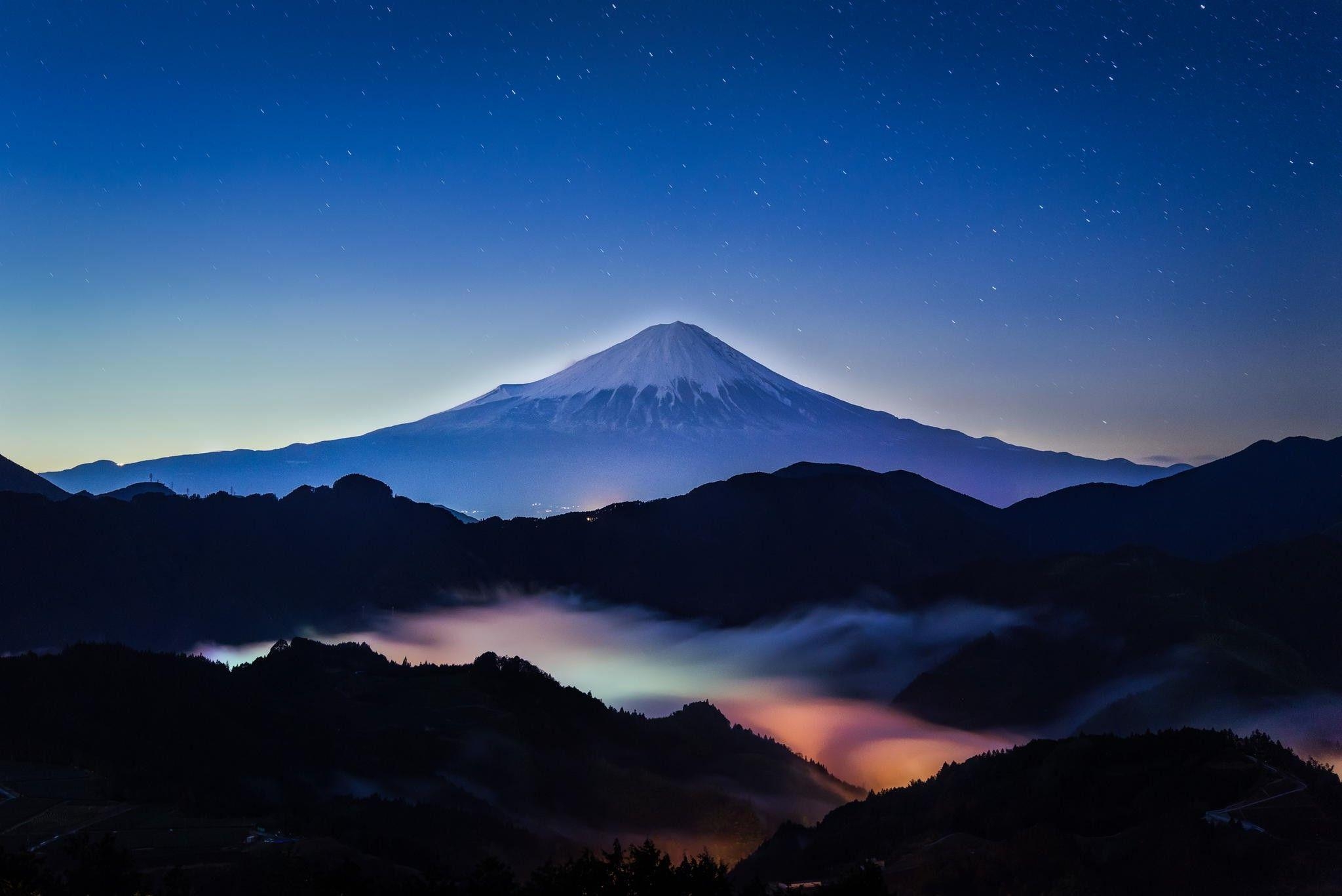 Mount Fuji, Japan, 17x1367, Hintergrund, Landschaft, 2050x1370 HD Desktop