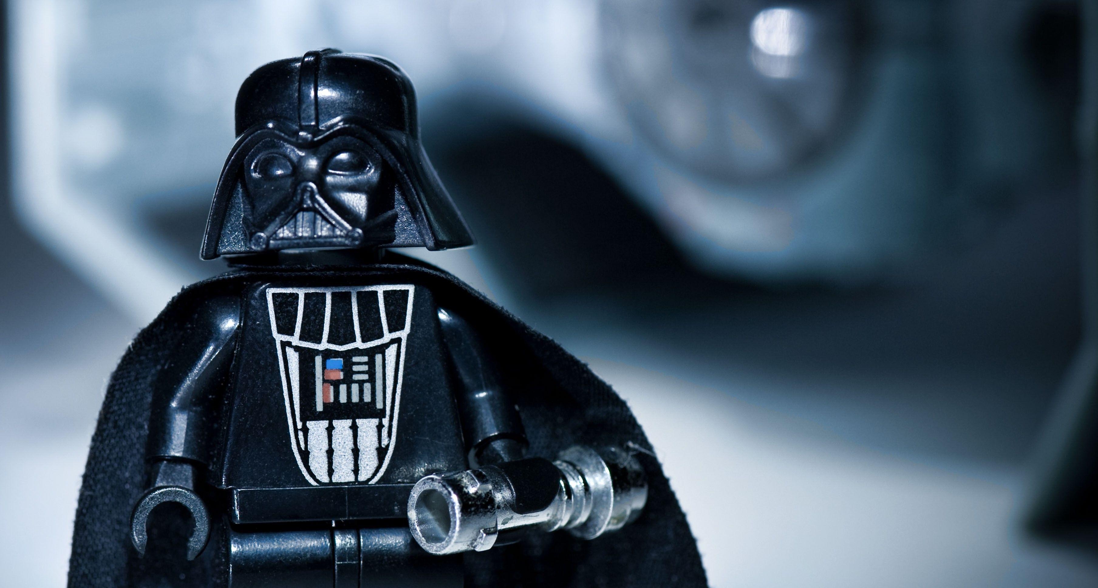 Lego, Darth Vader, Star Wars, Android, kreative Interpretation, 3620x1940 HD Desktop