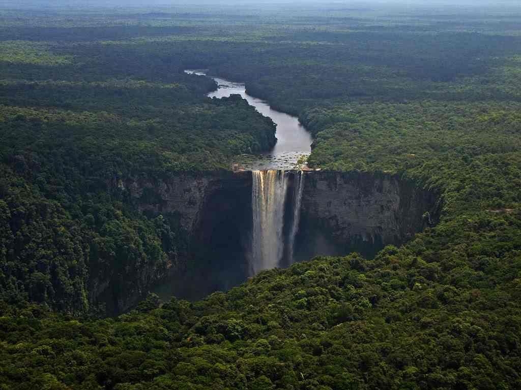 Kaieteur-Fälle, zentral, Guyana, Naturwunder, Wasserfall, 1030x770 HD Desktop