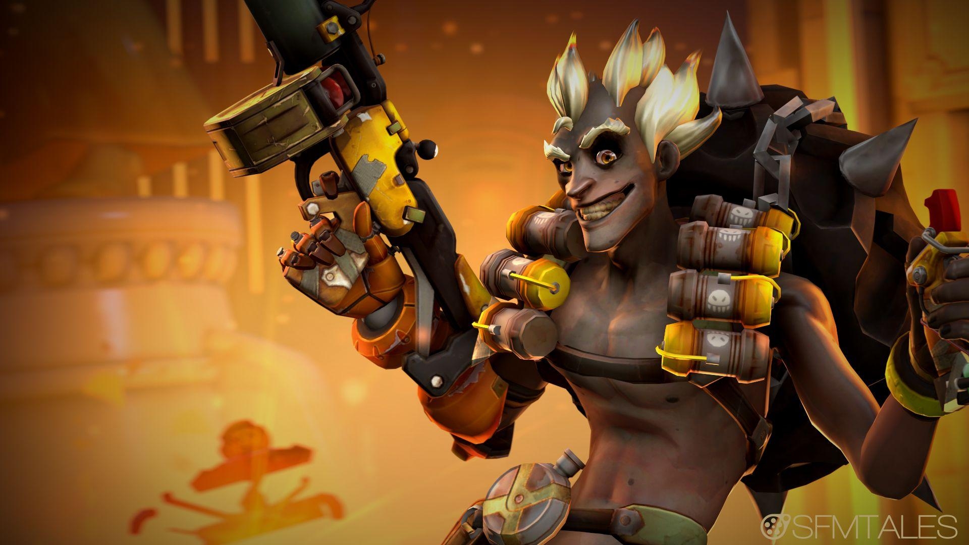 Junkrat, Overwatch, Breitbild, Hintergrund, Gaming, 1920x1080 Full HD Desktop