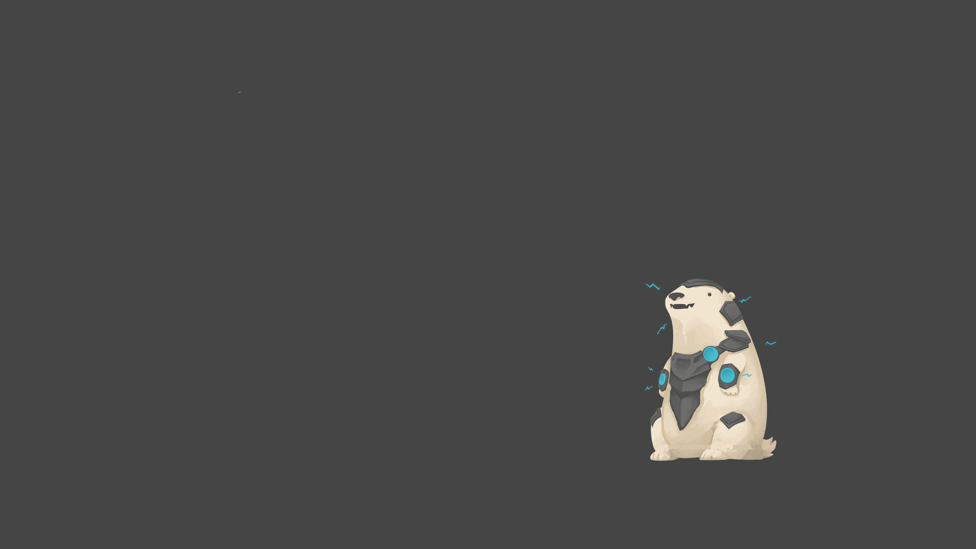 League of Legends, Volibear, Minimalismus, Kunst, HD, 1920x1080 Full HD Desktop