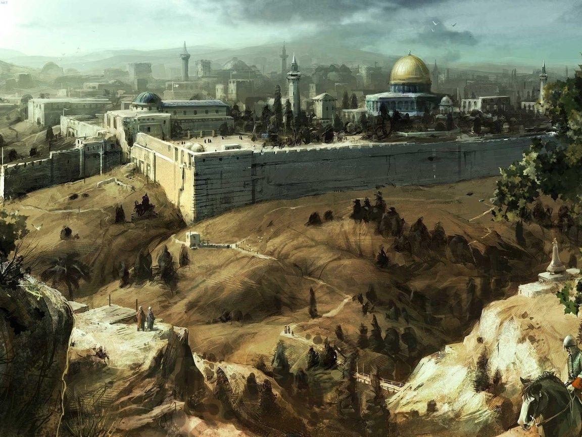 Jerusalem, Moschee, Antike, Palästina, Israel, 1160x870 HD Desktop