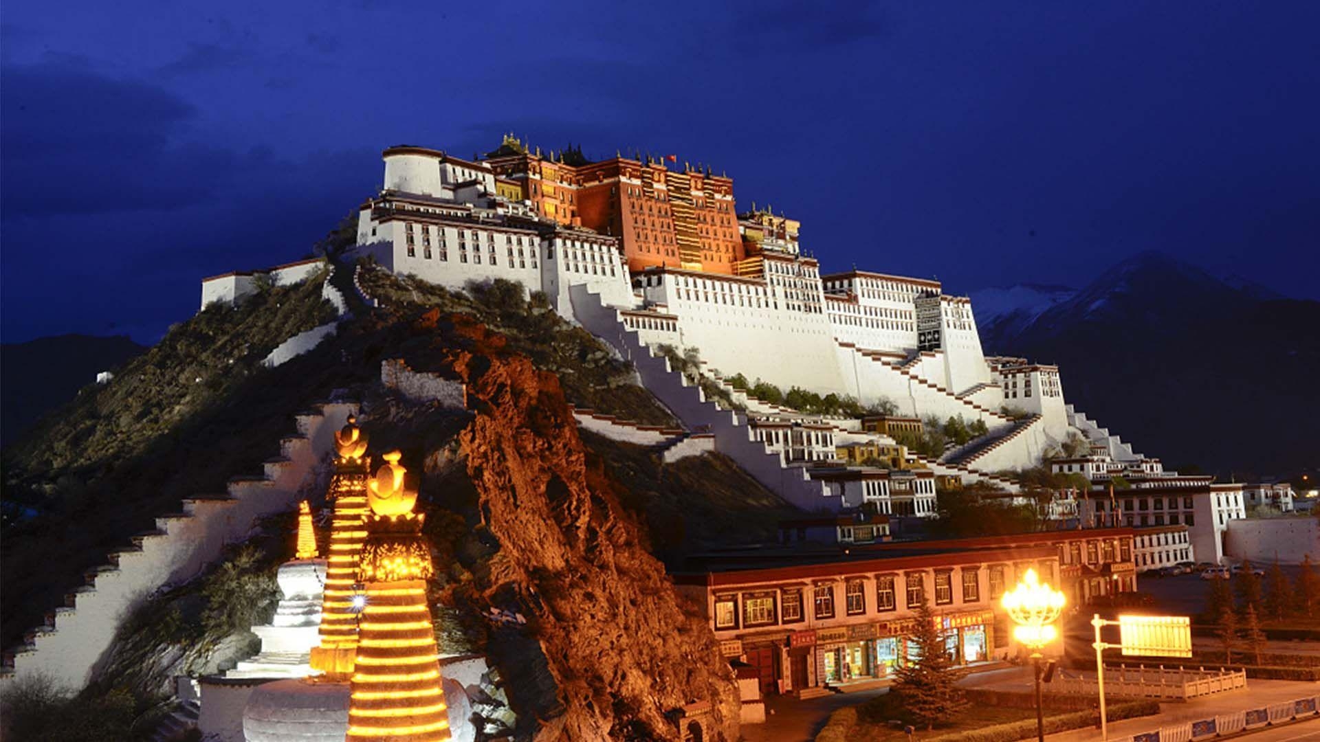 Potala Palast, Tibet, Wahrzeichen, Renovierung, Architektur, 1920x1080 Full HD Desktop