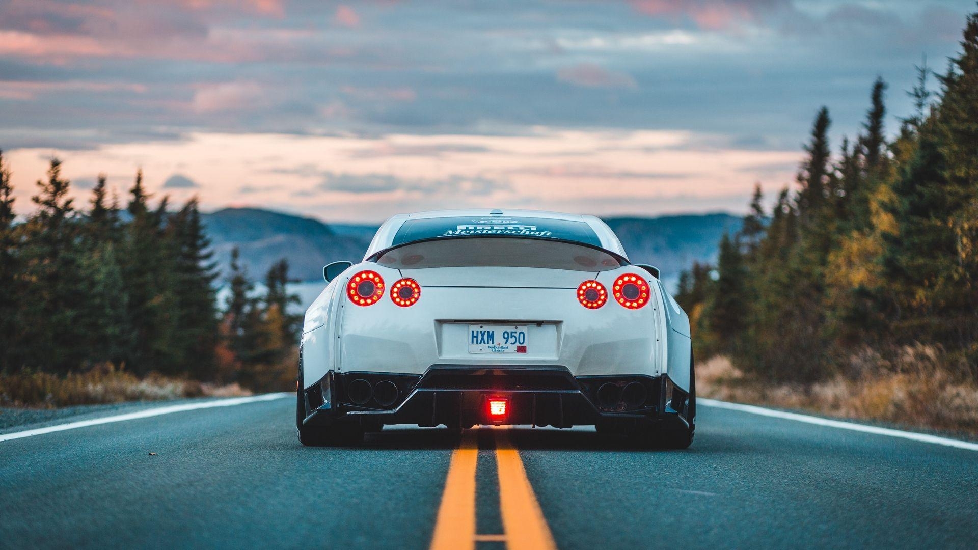 Nissan GT-R, Auto, Rückseite, Download, Bild, 1920x1080 Full HD Desktop