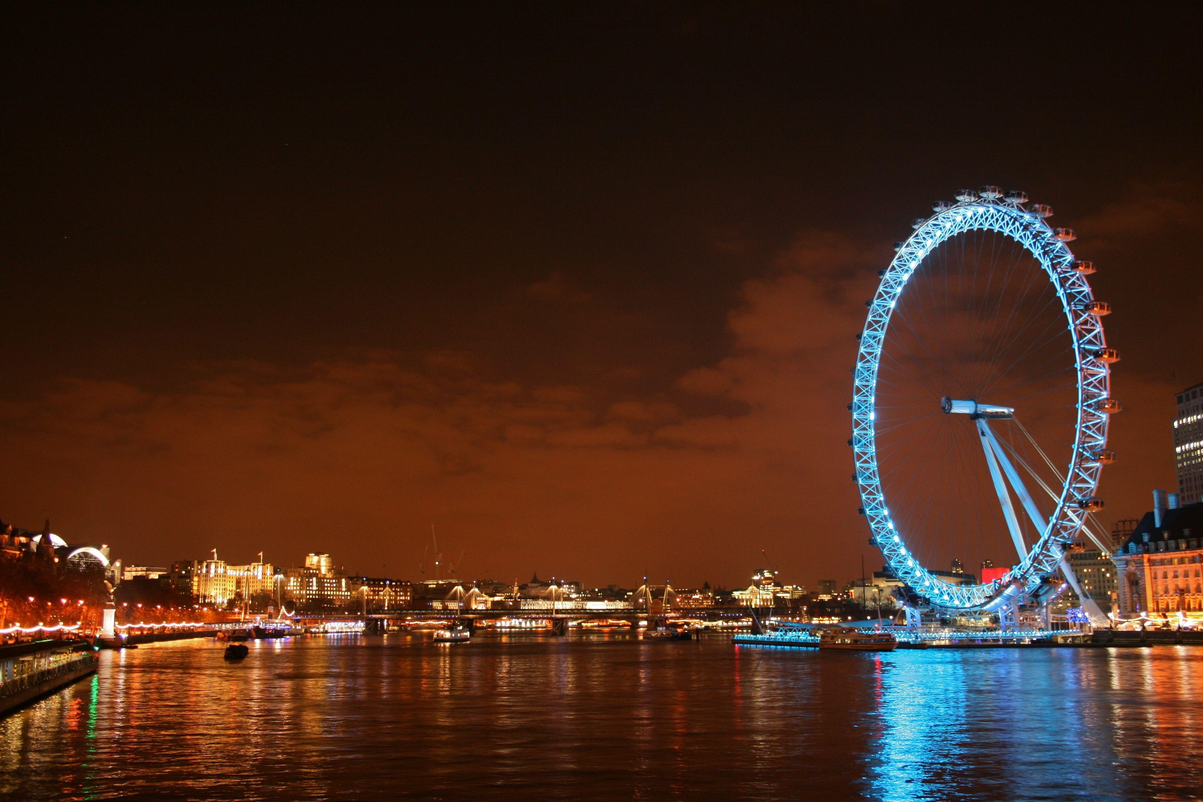 London Eye, Reisen, Voll-HD, Themse, England, 3890x2600 4K Desktop