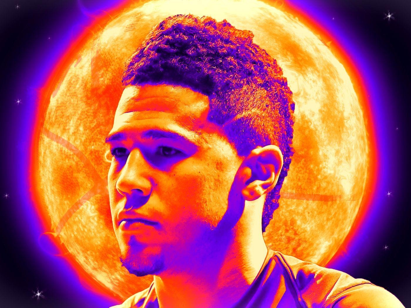 Devin Booker, Phoenix Suns, Star, Herausforderung, Wachsen, 1400x1050 HD Desktop