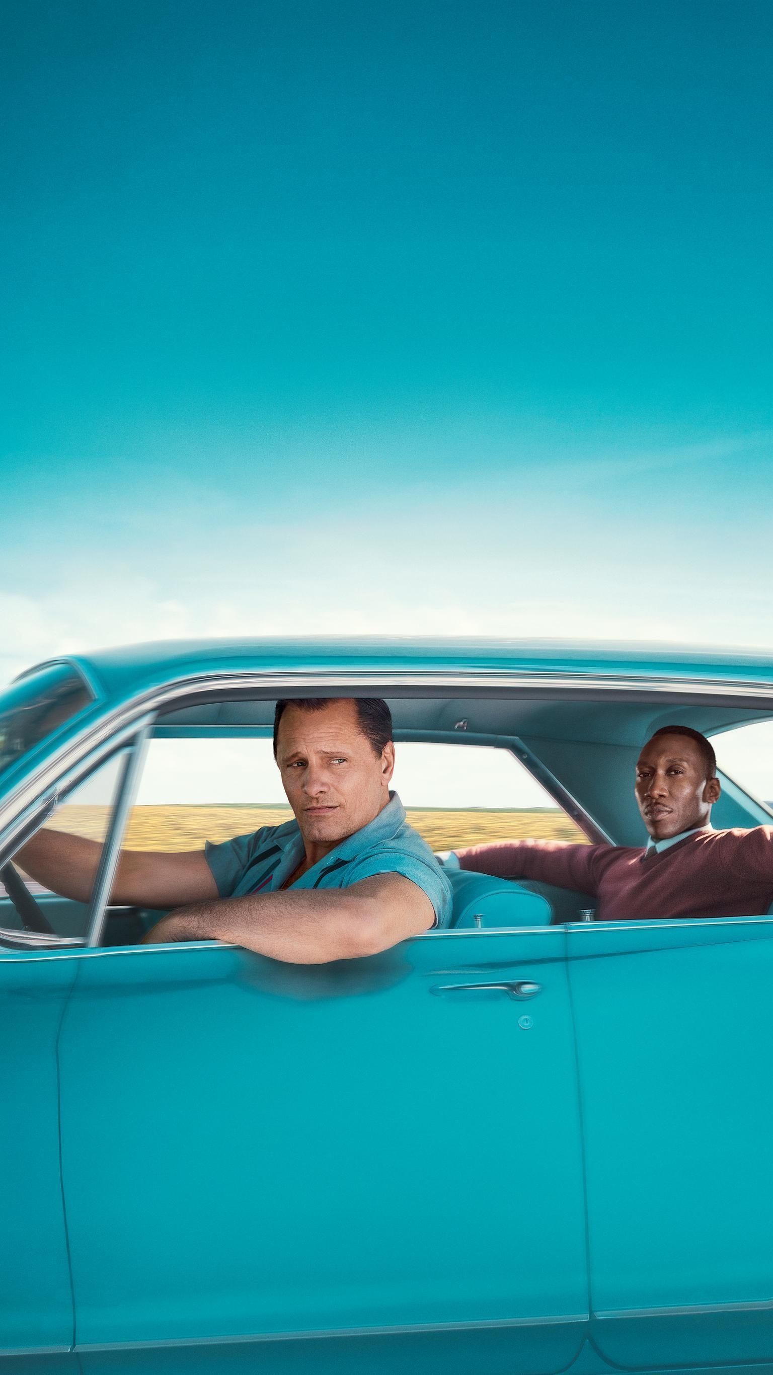 Green Book, Film, Wallpaper, Viggo Mortensen, Mahershala Ali, 1540x2740 HD Handy