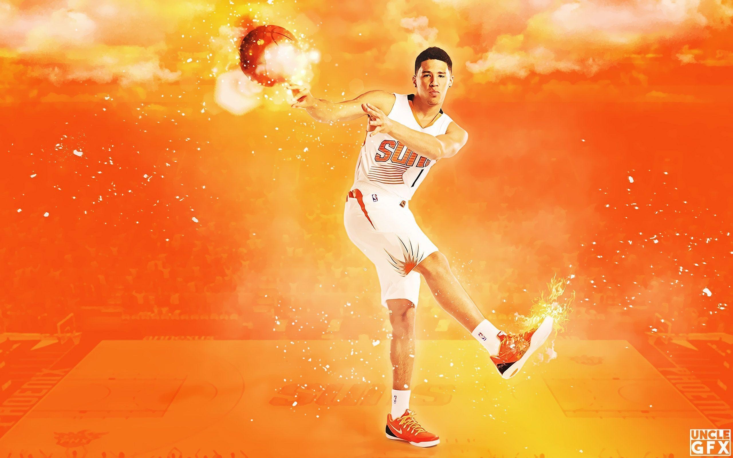 Devin Booker, Basketball, NBA, Sport, Wallpaper, 2560x1600 HD Desktop