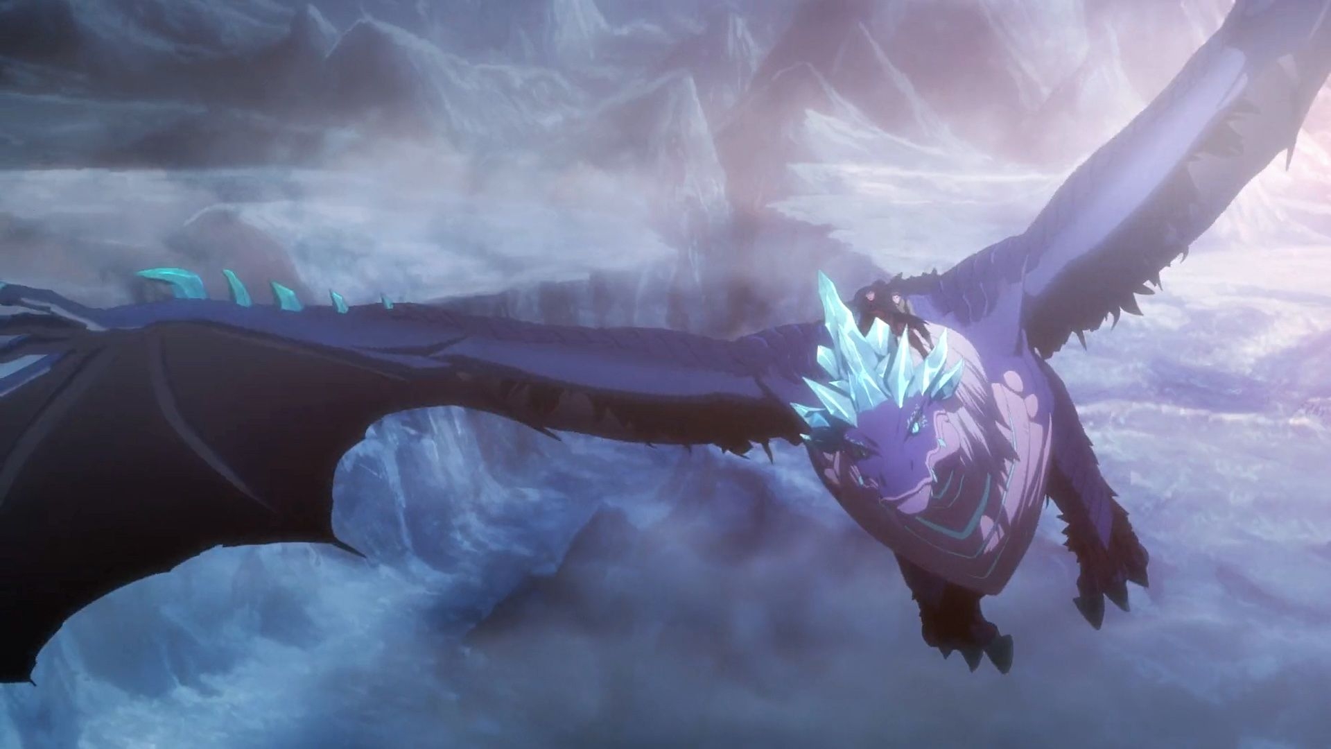 Winter Wyvern, Dota, Dragons Blood, Cartoon, Auroth, 1920x1080 Full HD Desktop