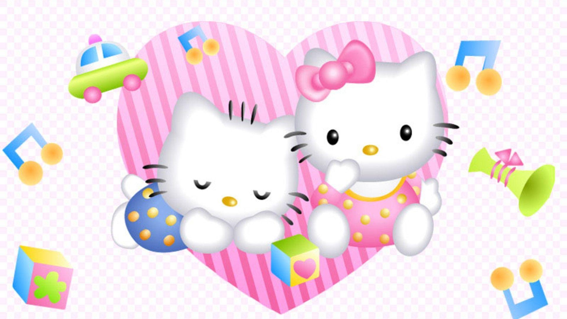 Hallo Kitty, Desktop, Rosa, Kind, Cartoon, 1920x1080 Full HD Desktop