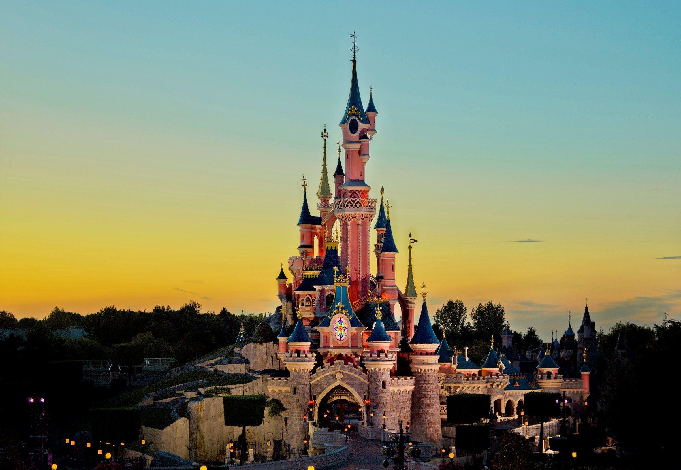 Disneyland Paris, Schloss, Magische Orte, Fantasie, 2370x1640 HD Desktop