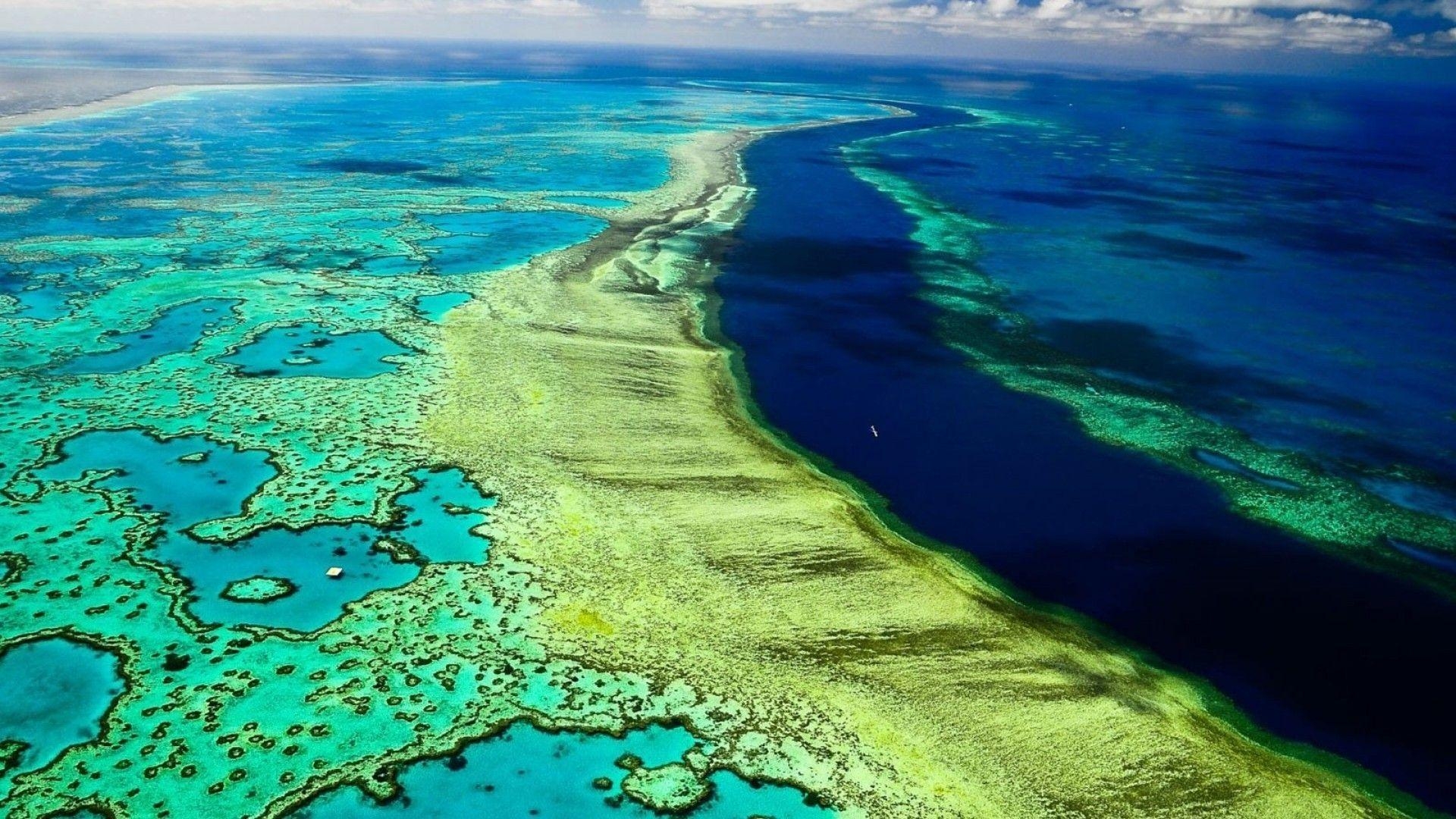 Great Barrier Reef, Meer, Natur, Australien, Korallen, 1920x1080 Full HD Desktop