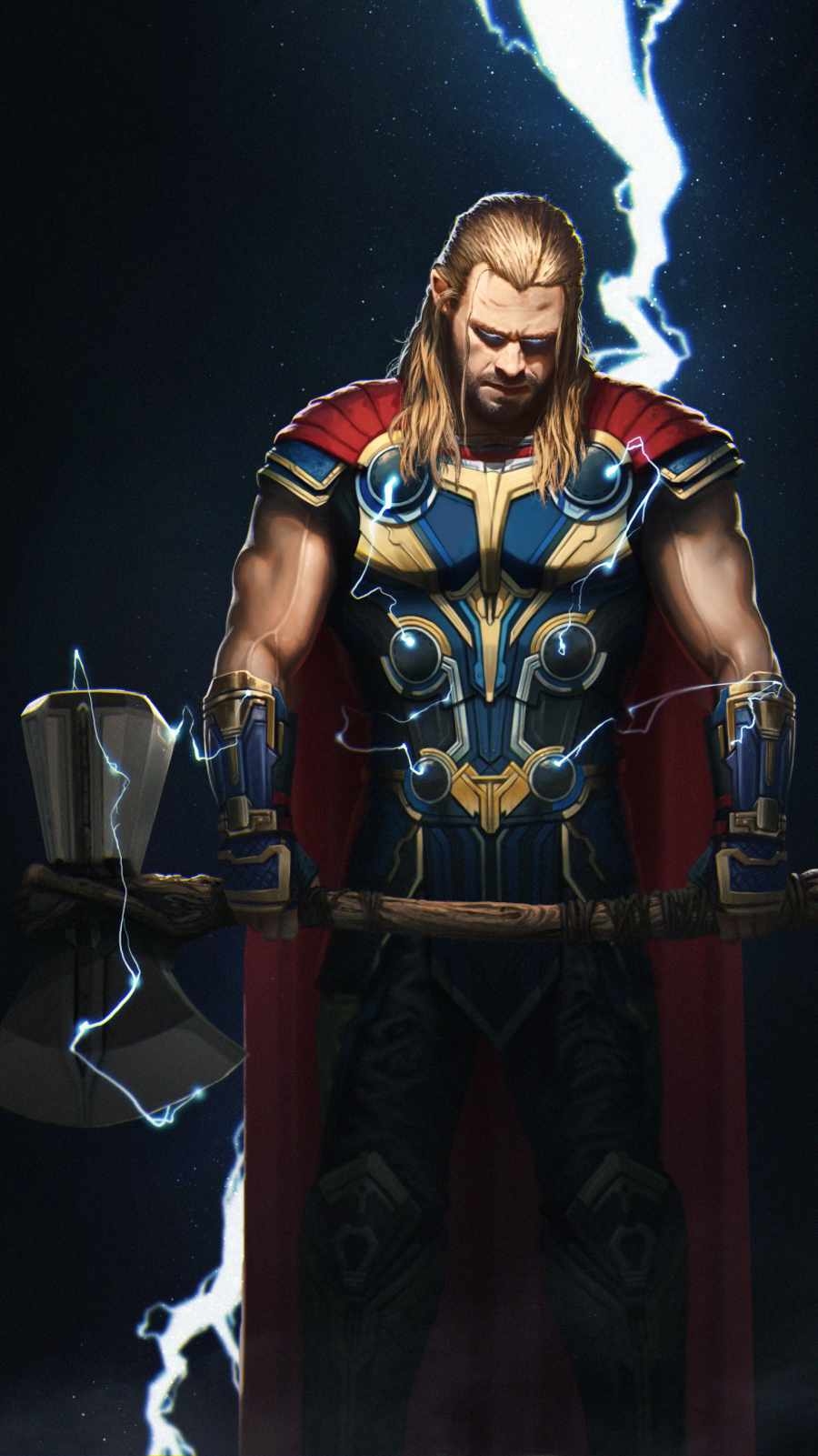 Thor Love Thunder, iPhone 13, Hintergrund, Marvel, Film, 900x1610 HD Handy