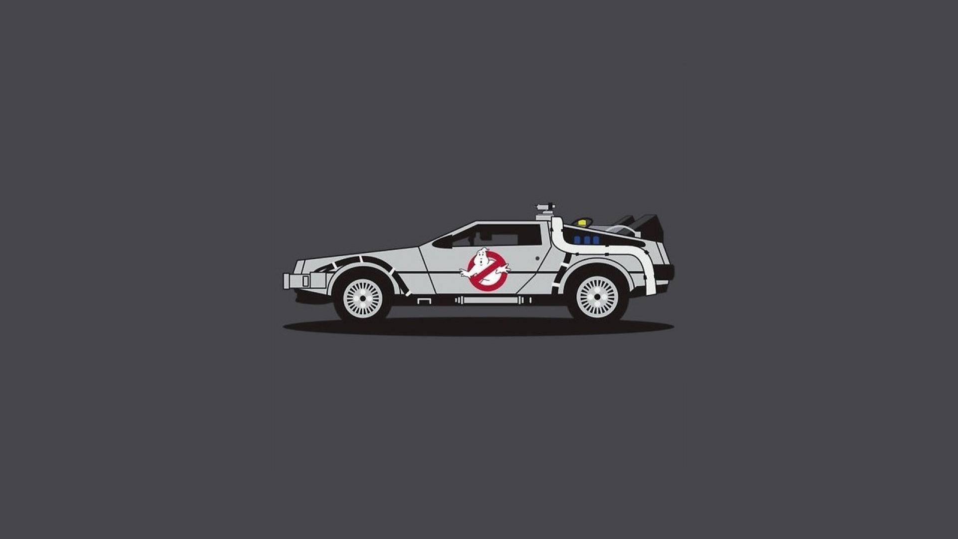 DeLorean, Ghostbusters, Zurück in die Zukunft, BTTF, Nostalgie, 1920x1080 Full HD Desktop