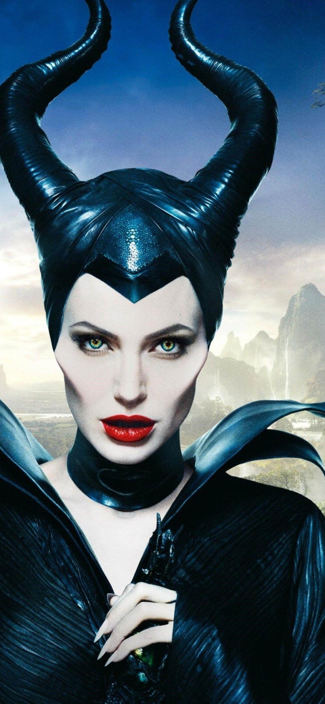 Angelina Jolie, Maleficent, iPhone XS, Magie, Film, 1130x2440 HD Handy