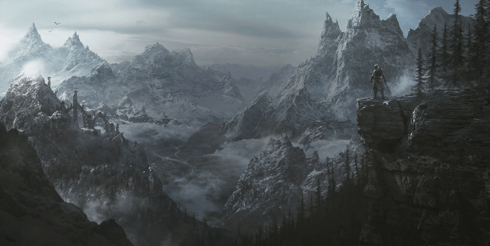 Skyrim, Elder Scrolls, Offizielle, Spezialedition, Gaming, 1920x970 HD Desktop