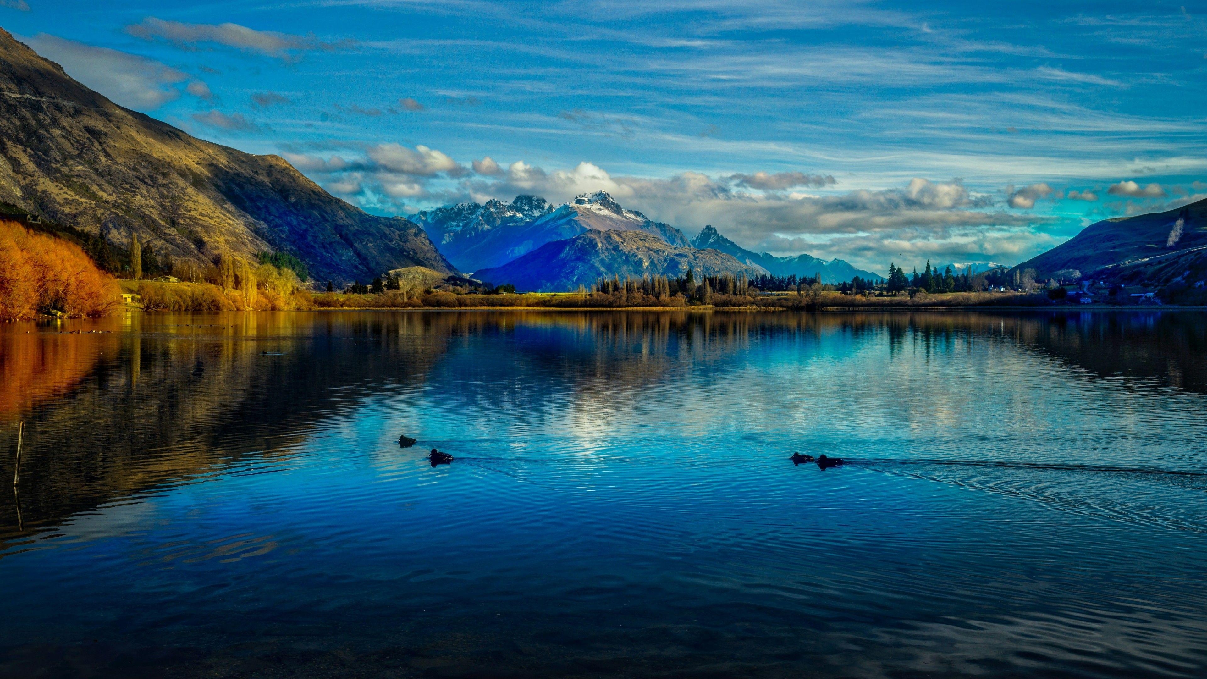 Lake Hayes, Neuseeland, Wallpaper Studio, 10, Wasser, 3840x2160 4K Desktop