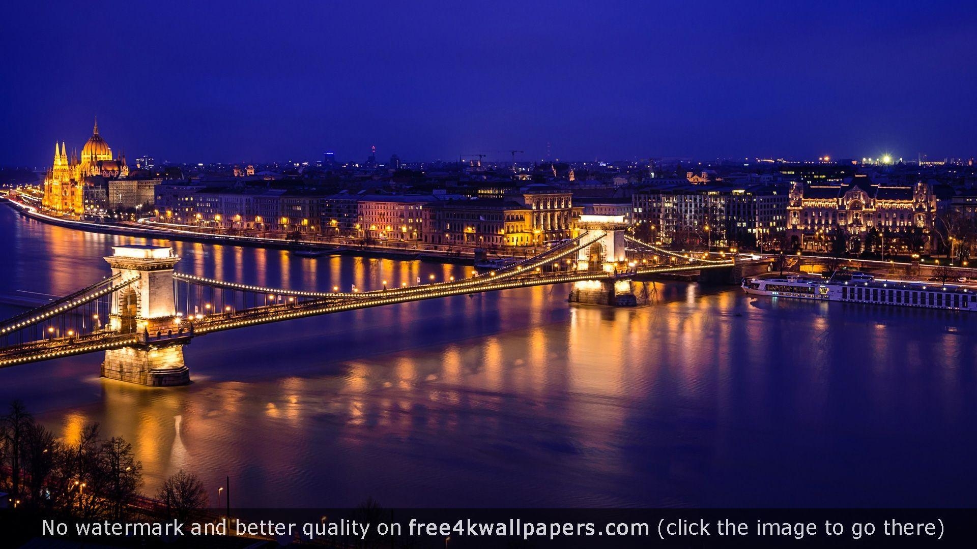 Donau, Parlament, Budapest, HD, Landschaft, 1920x1080 Full HD Desktop