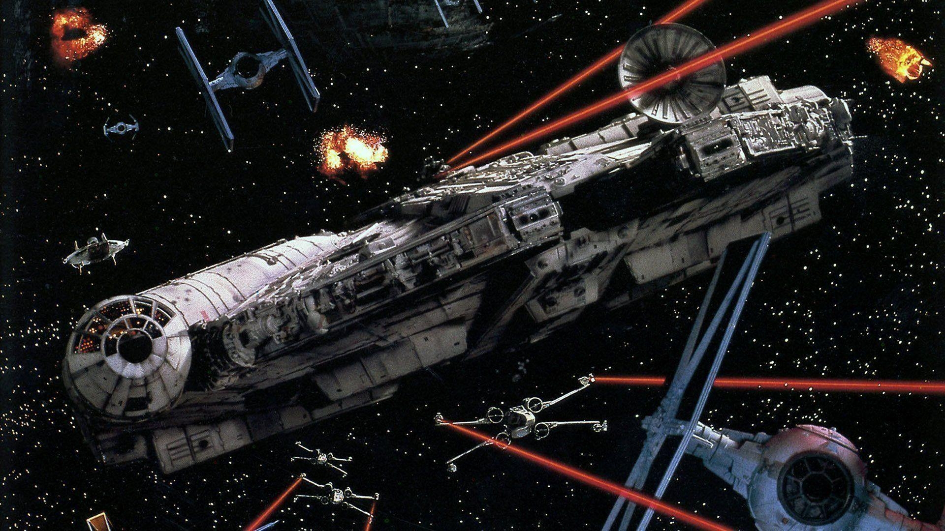 Star Wars, Millennium Falcon, Sci-Fi-Kult, Raumschiff-Abenteuer, 1920x1080 Full HD Desktop