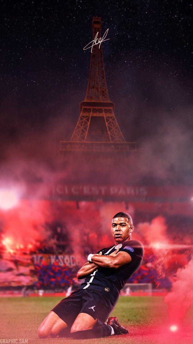 Mbappé, Handy, PSG, Frankreich, Grafik, 680x1200 HD Handy