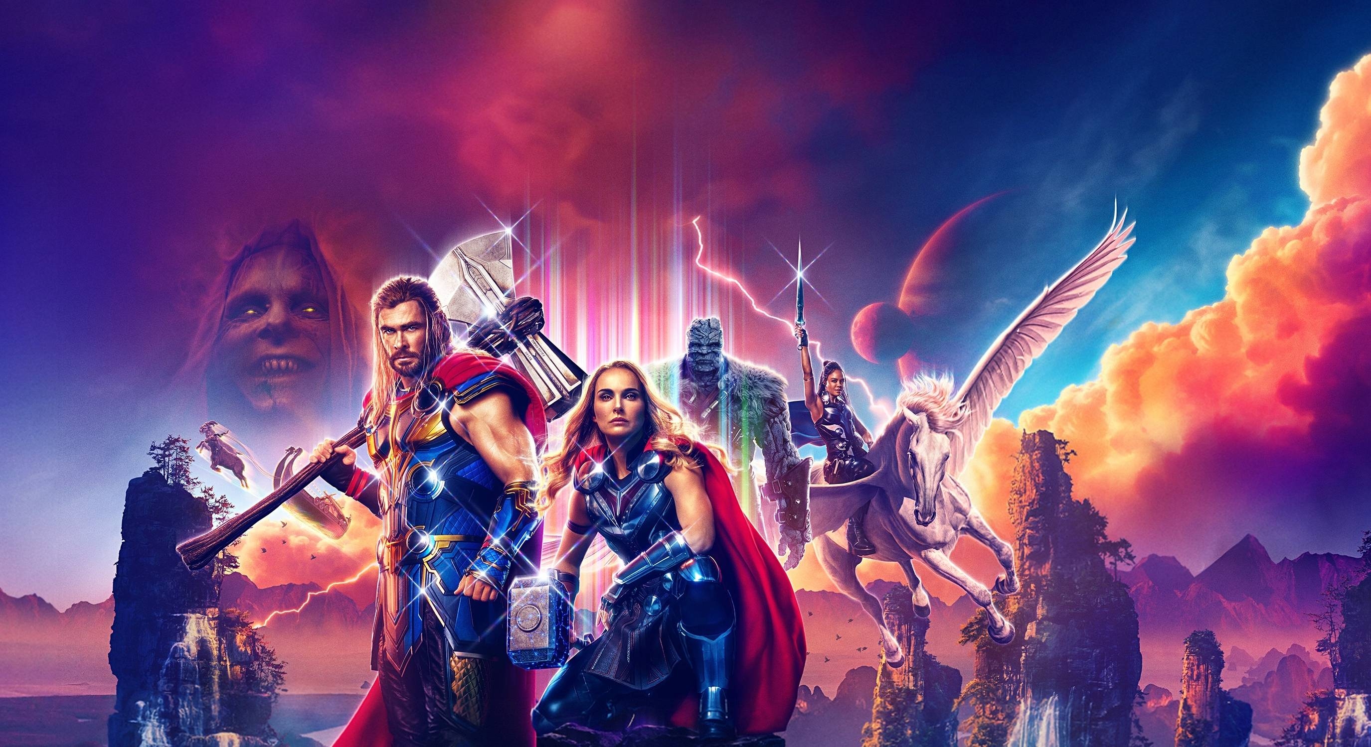 Thor Love and Thunder, 4K, Marvel, Film, Hintergrundbild, 2750x1500 HD Desktop