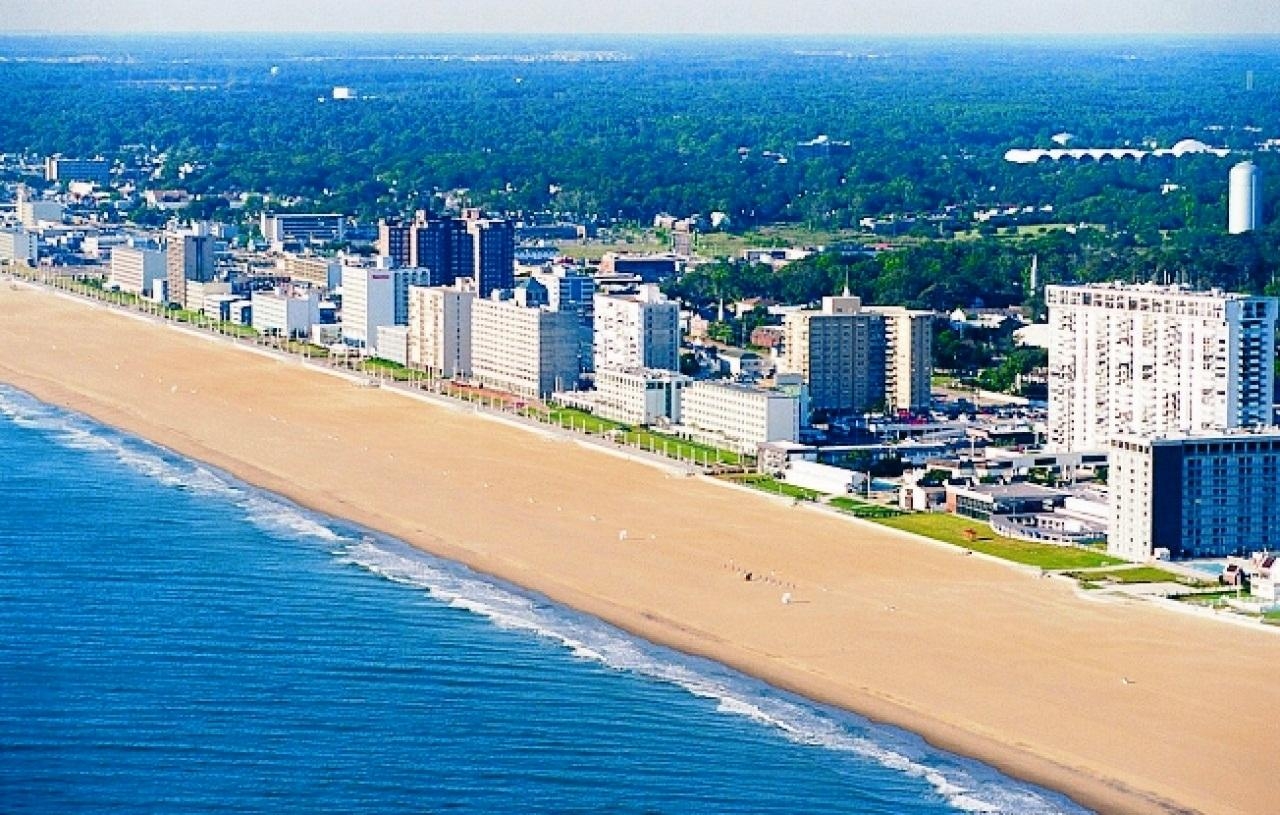 Virginia Beach, Ozean, Hotels, Luftaufnahme, Reisen, 1280x820 HD Desktop