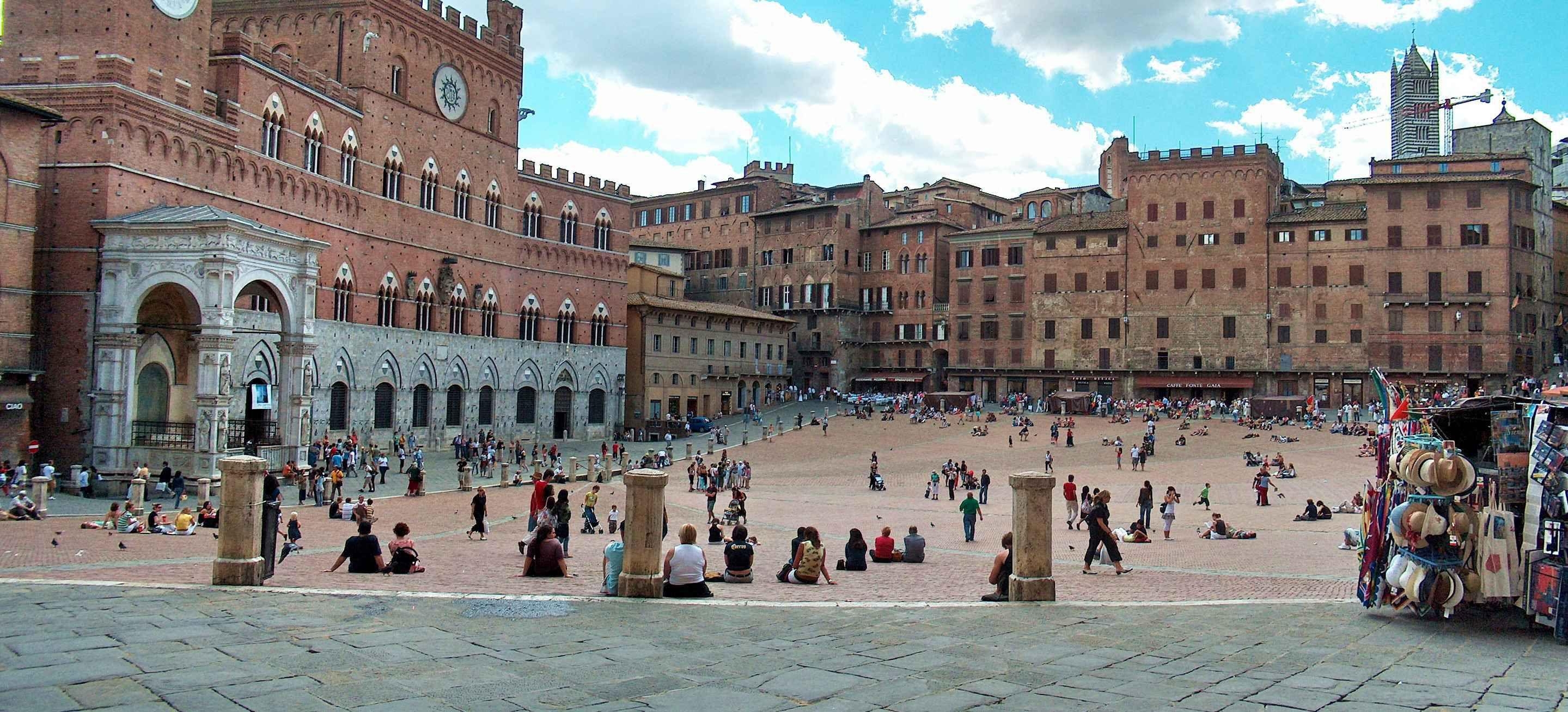 Siena, HD, Italien, Architektur, Reisen, 2880x1310 Dual Screen Desktop