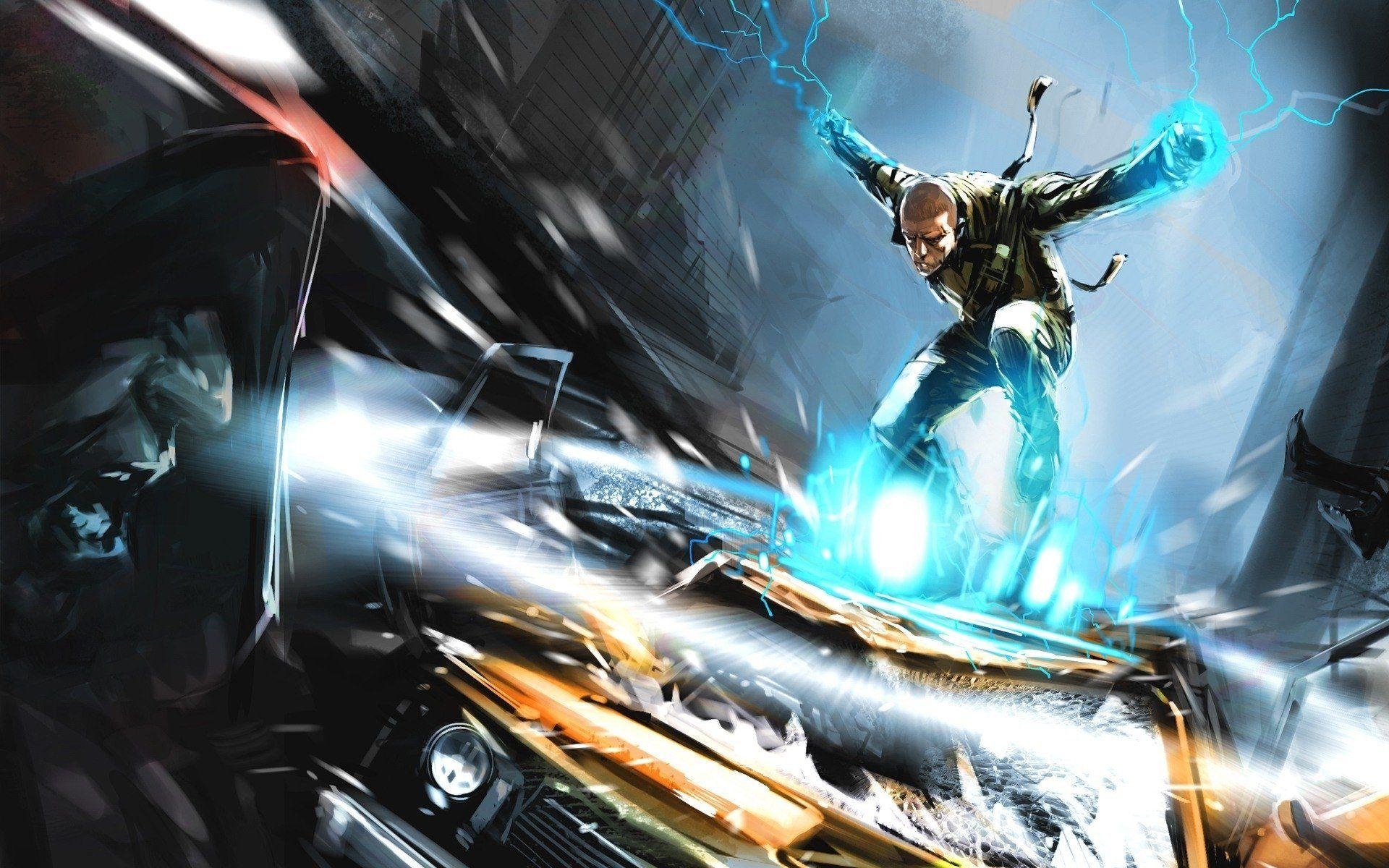 Infamous, Gaming, HD, Hintergrund, Action-Spiel, 1920x1200 HD Desktop