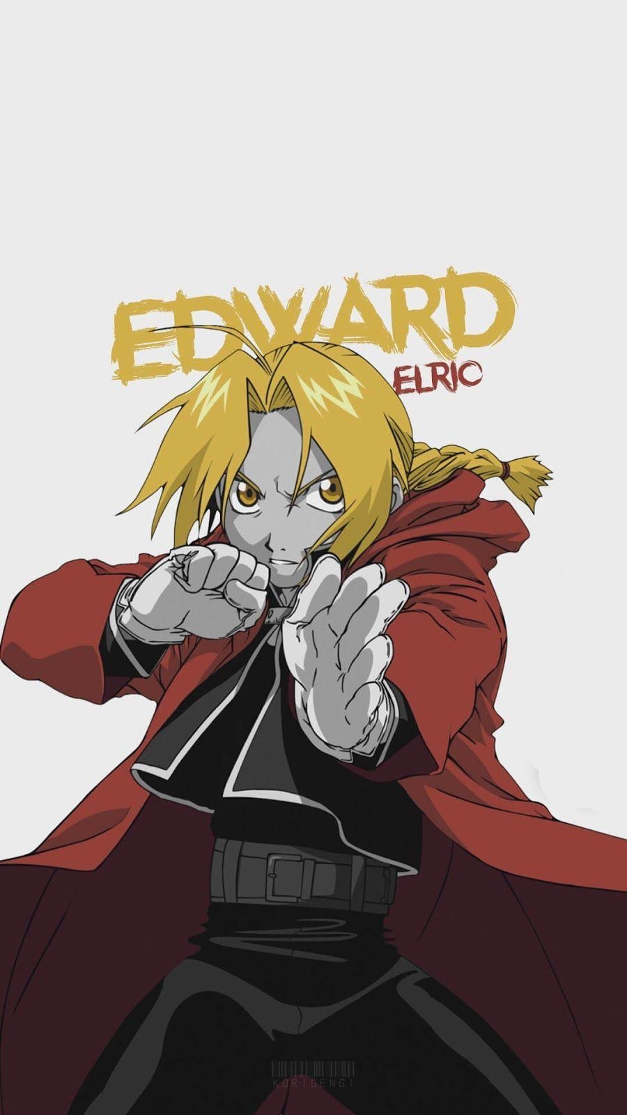 Edward Elric, Alchemist, Anime, Hintergrund, Anime-Serie, 900x1600 HD Handy