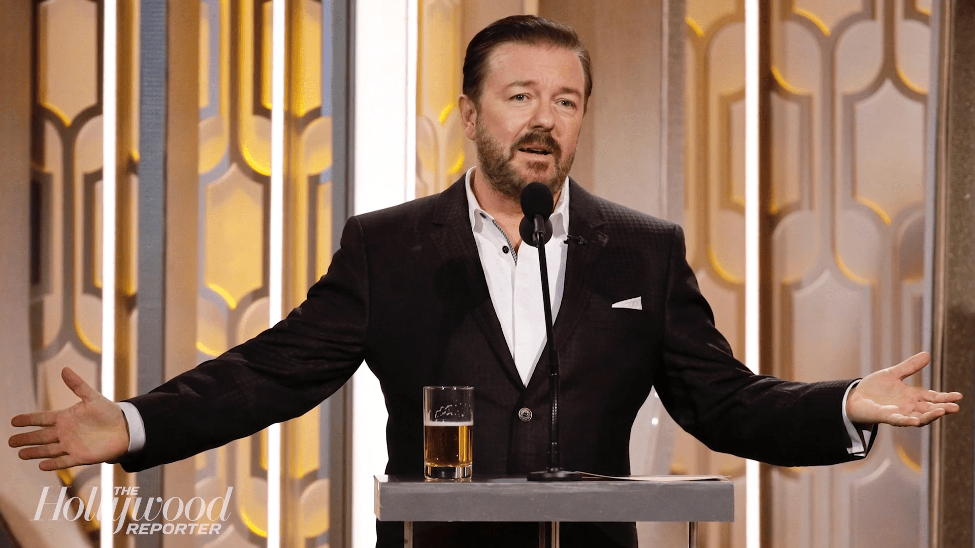 Ricky Gervais, Golden Globes, Stand Up, 1920x1080 Full HD Desktop