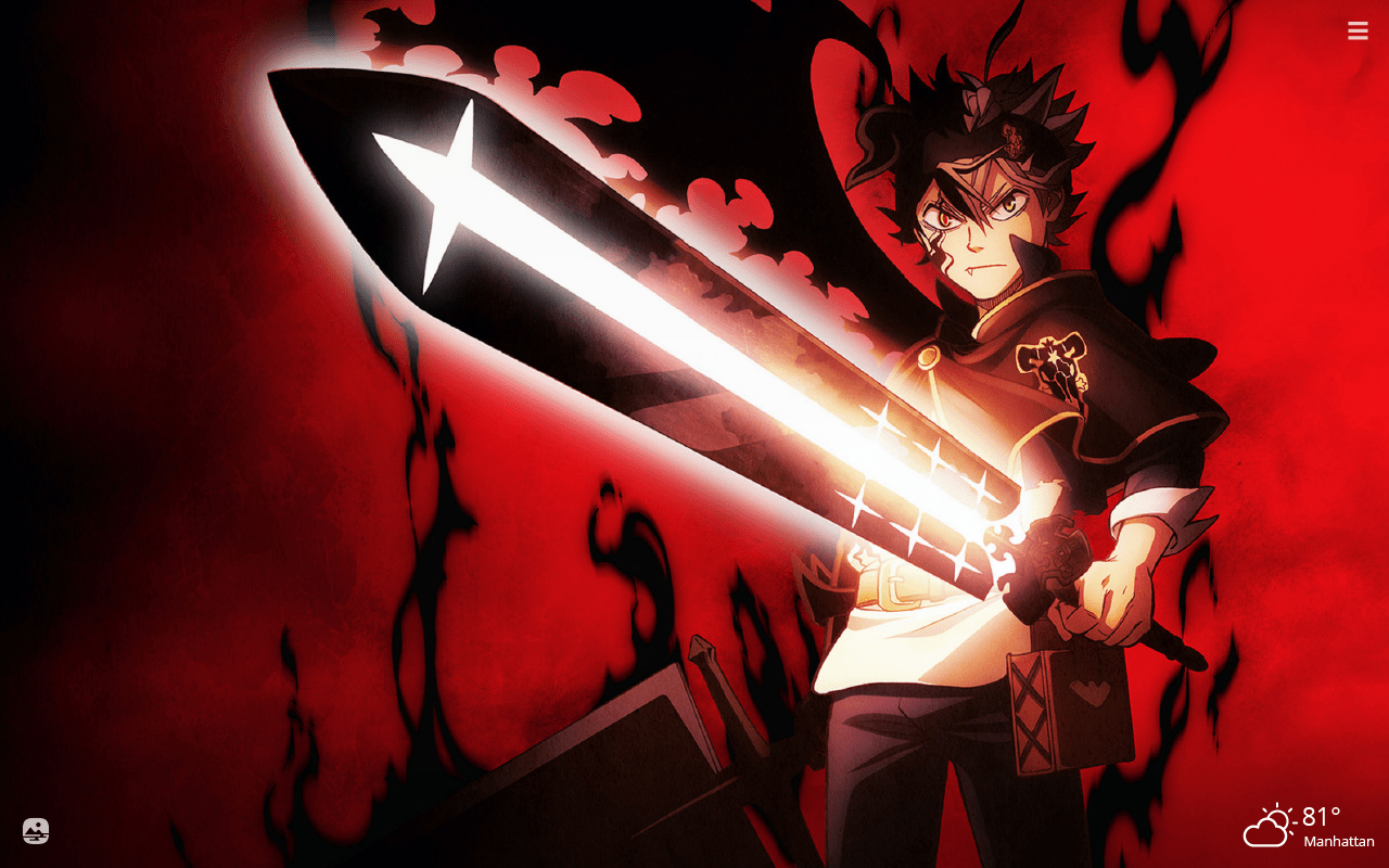 Black Clover, Anime, HD, Neuer Tab, Thema, 1280x800 HD Desktop