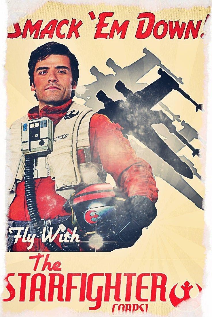 Poe Dameron, Widerstand, Poster, Star Wars, Film, 740x1110 HD Handy